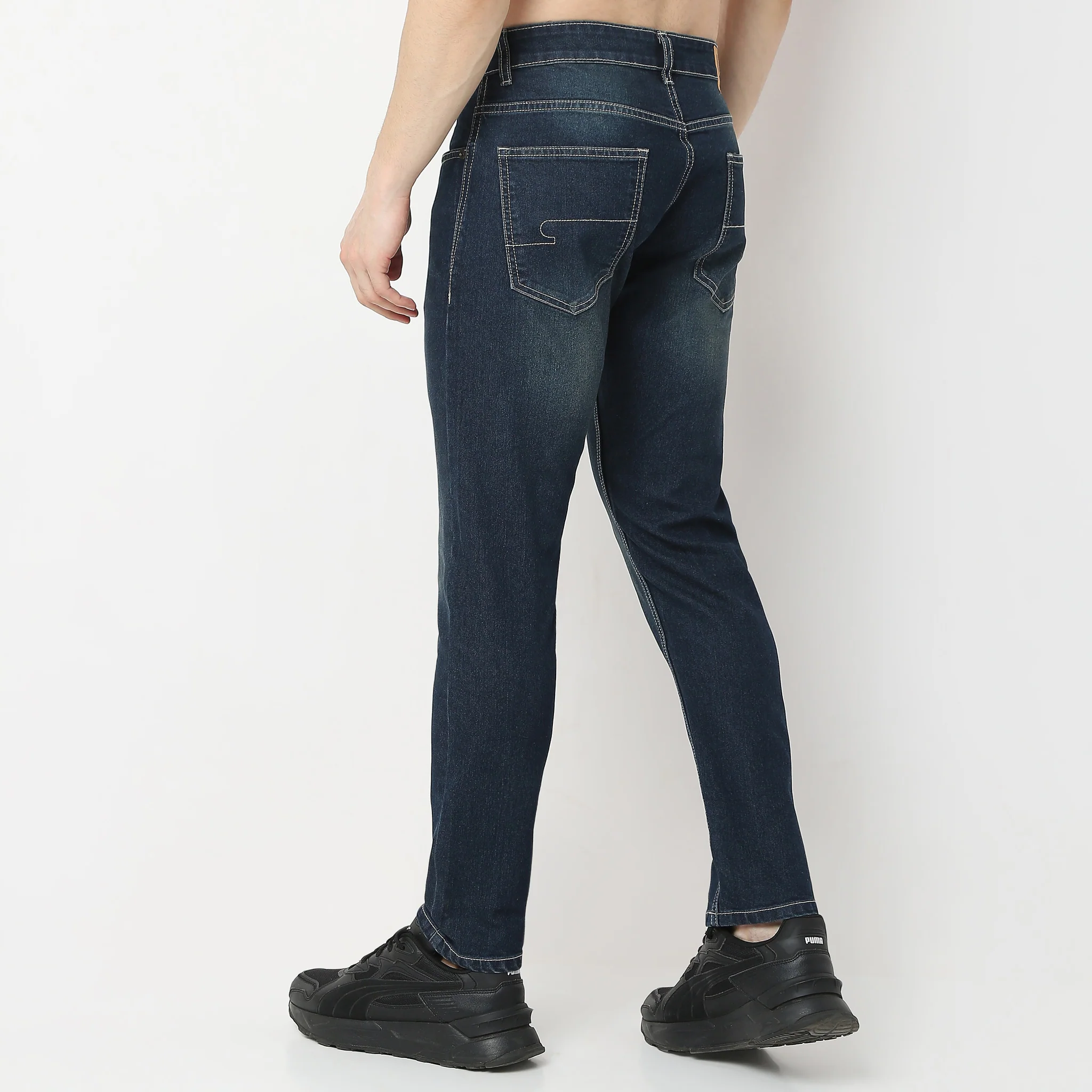 Union of Denim® - Tapered Fit Fade Acid Crop Length Jeans - Image 13