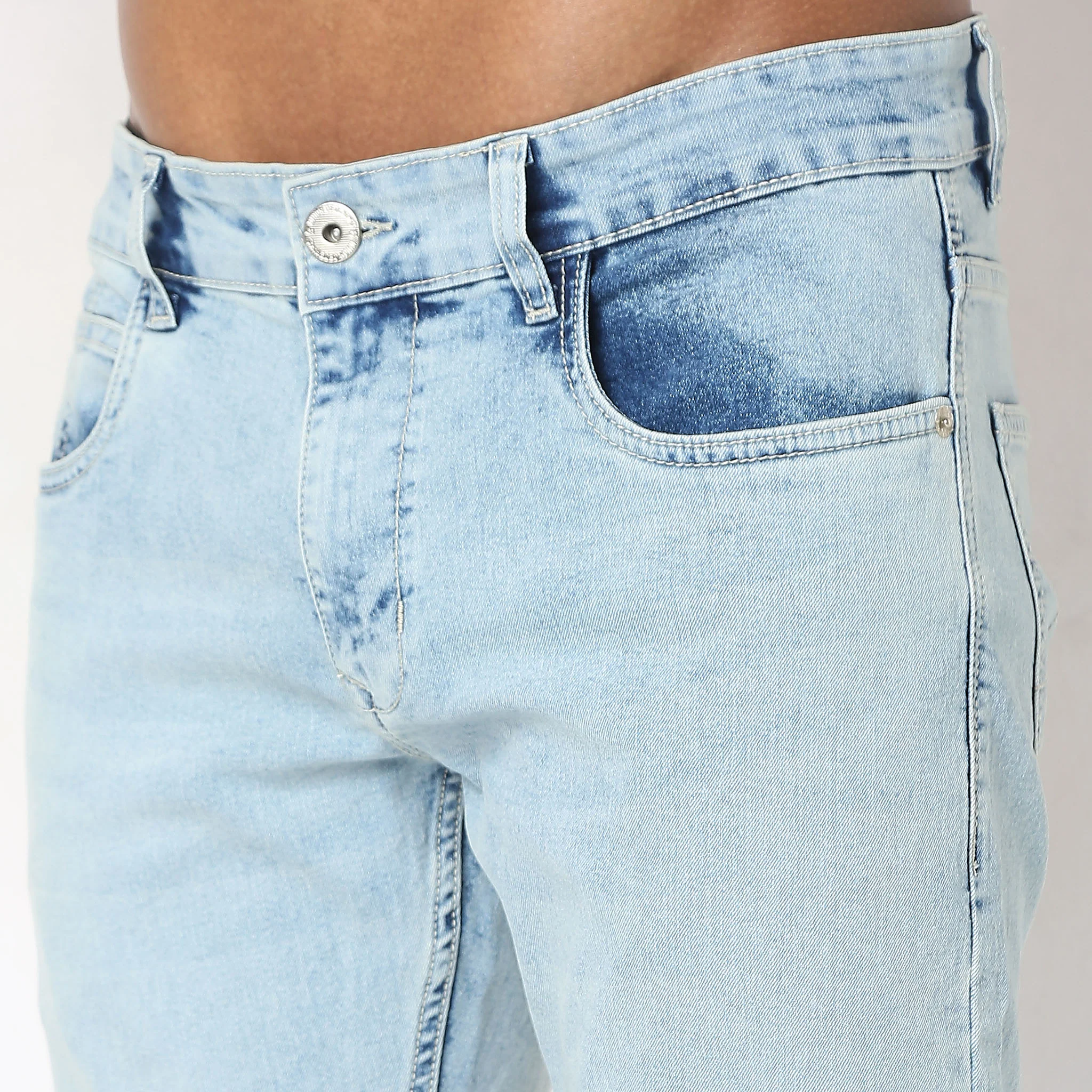 Union of Denim® - Tapered Fit Fade Acid Crop Length Jeans - Image 9