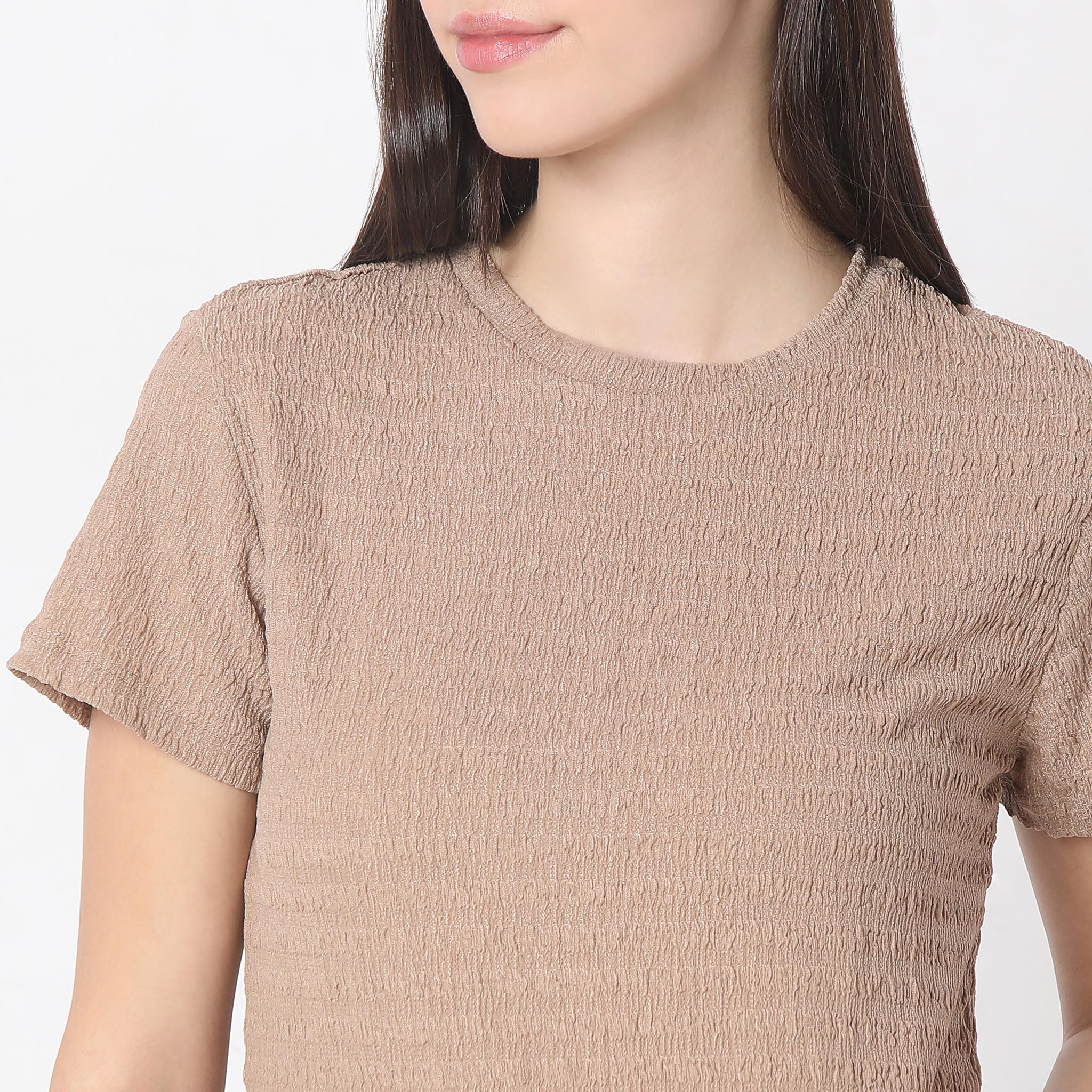 Textured Betty Short Sleeve Top - Image 4