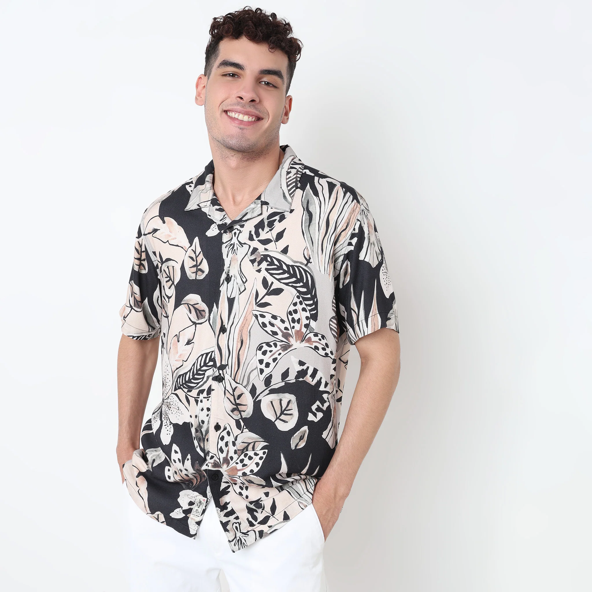 Printed Cuban Retreat Shirt - Image 2