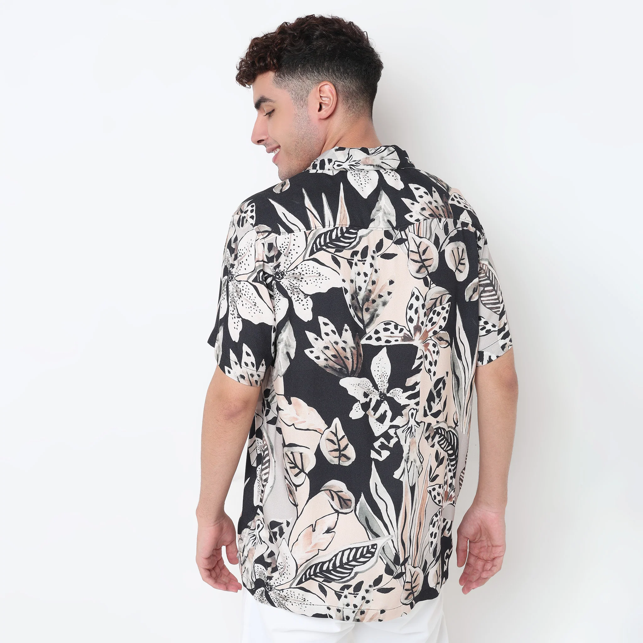 Printed Cuban Retreat Shirt - Image 3