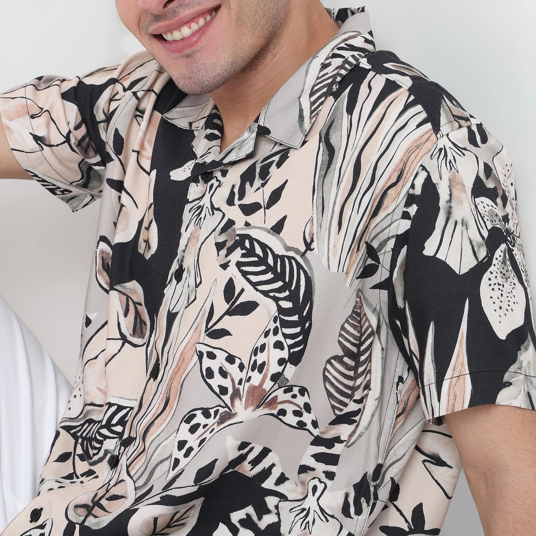 Printed Cuban Retreat Shirt - Image 4