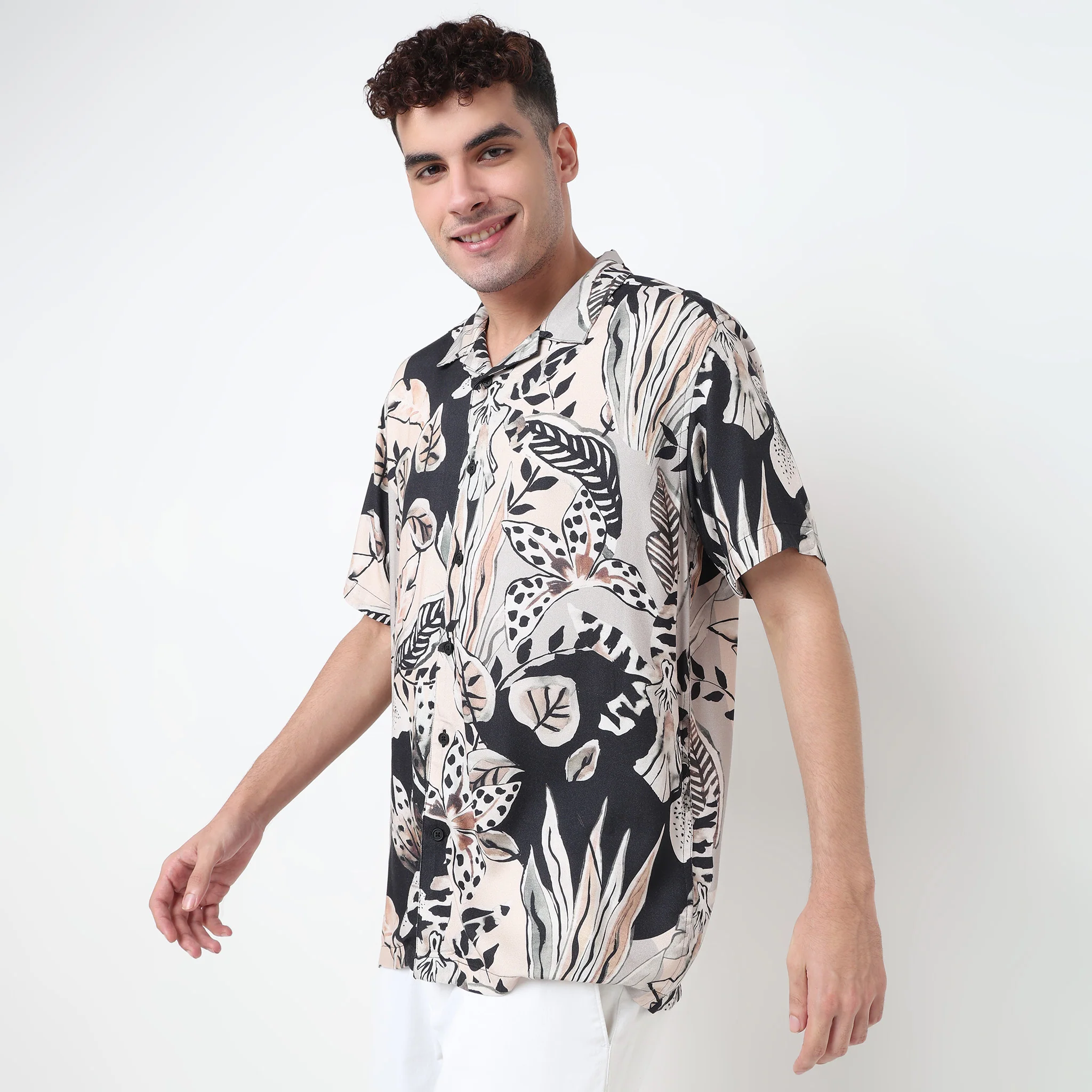 Printed Cuban Retreat Shirt - Image 5