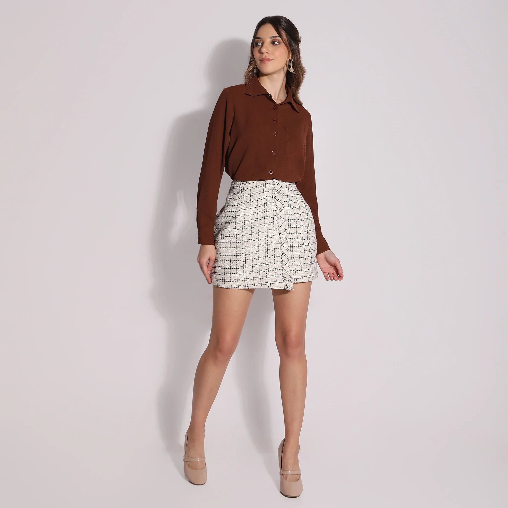 Textured Regular Full Sleeve Shirt