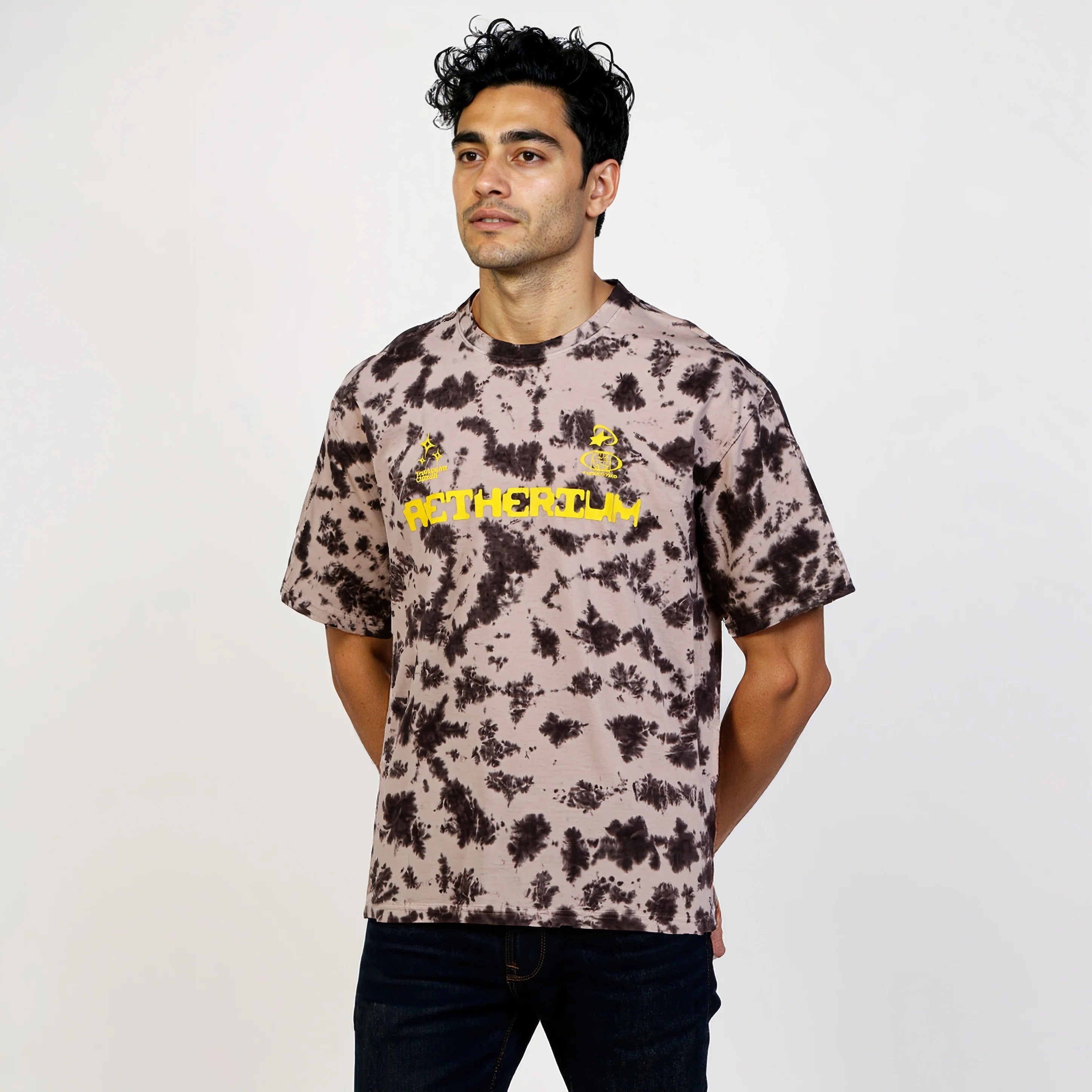 Tie and Dye Oversize Graphic T-Shirt - Image 2