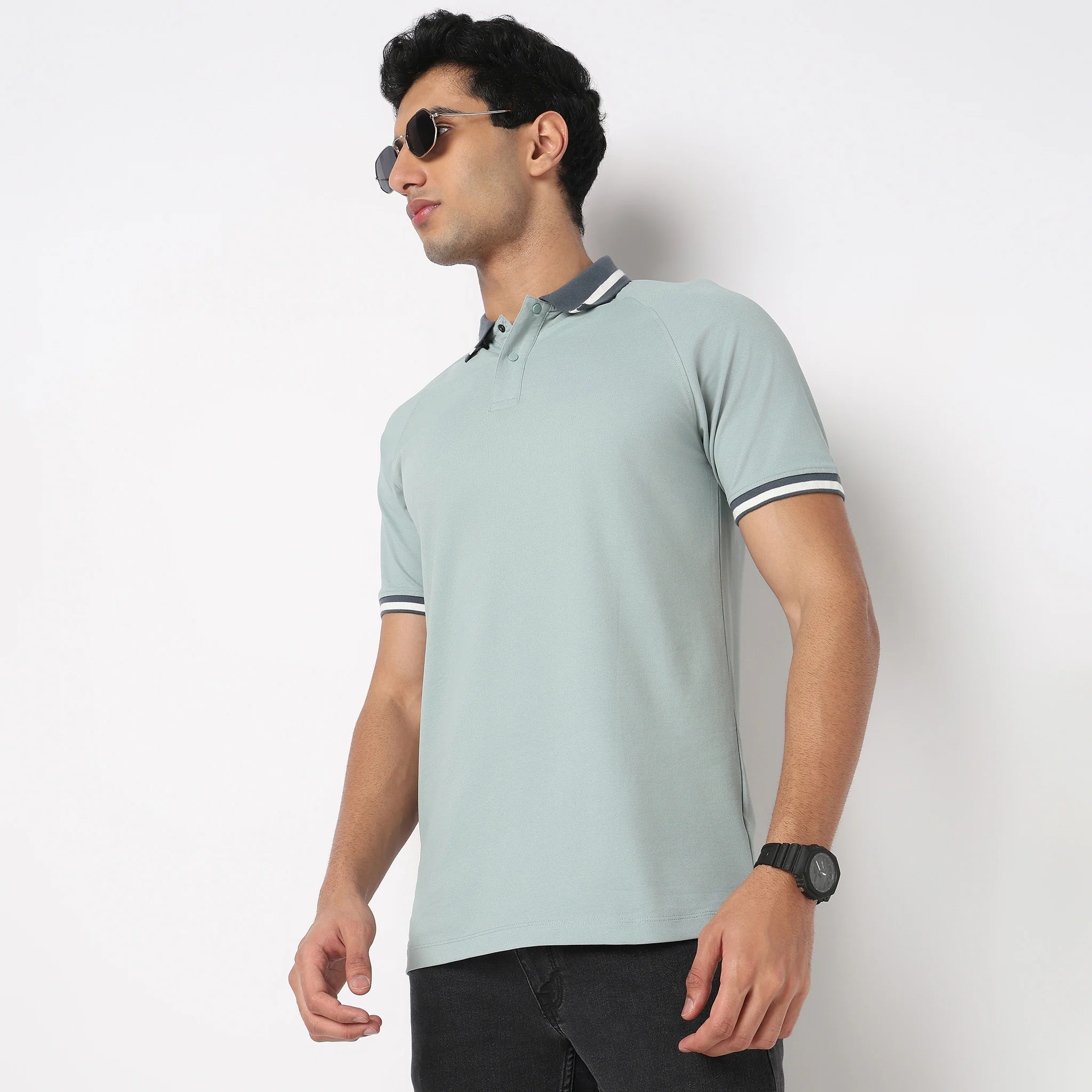 Urban Polo Solid Polo T-Shirt - Image 10
