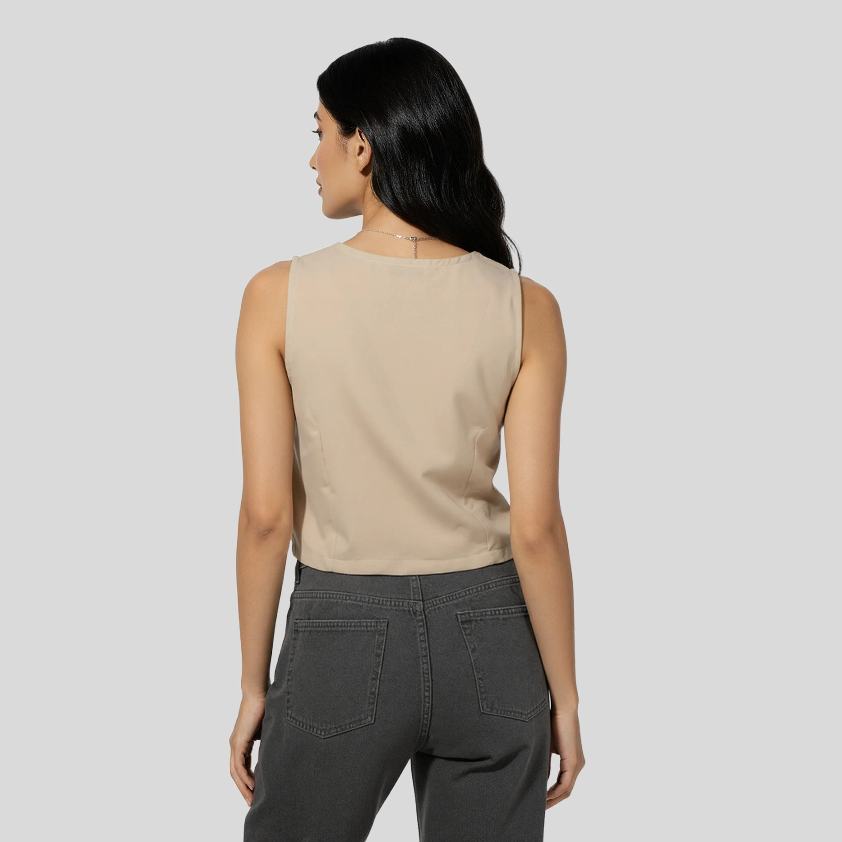 V-Neck Embroidered Top - Image 3