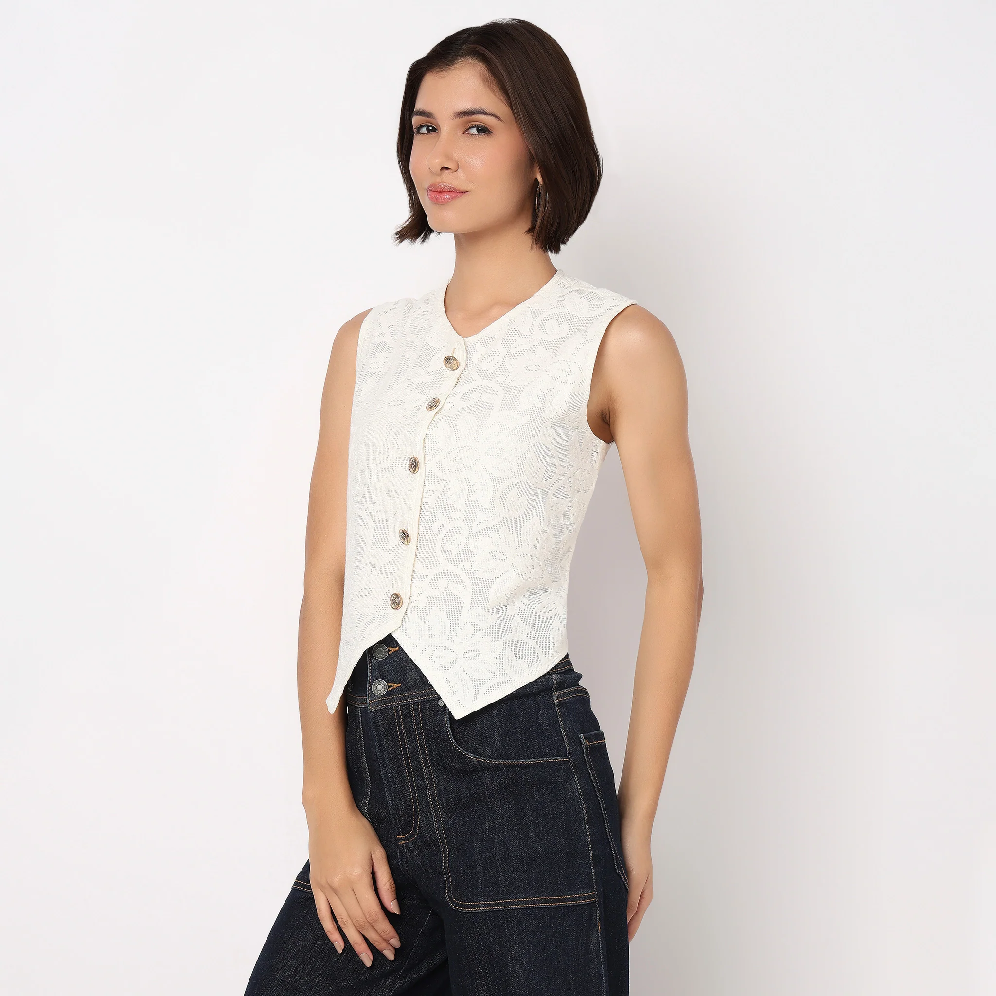 V-Neck Floral Betty Top - Image 5
