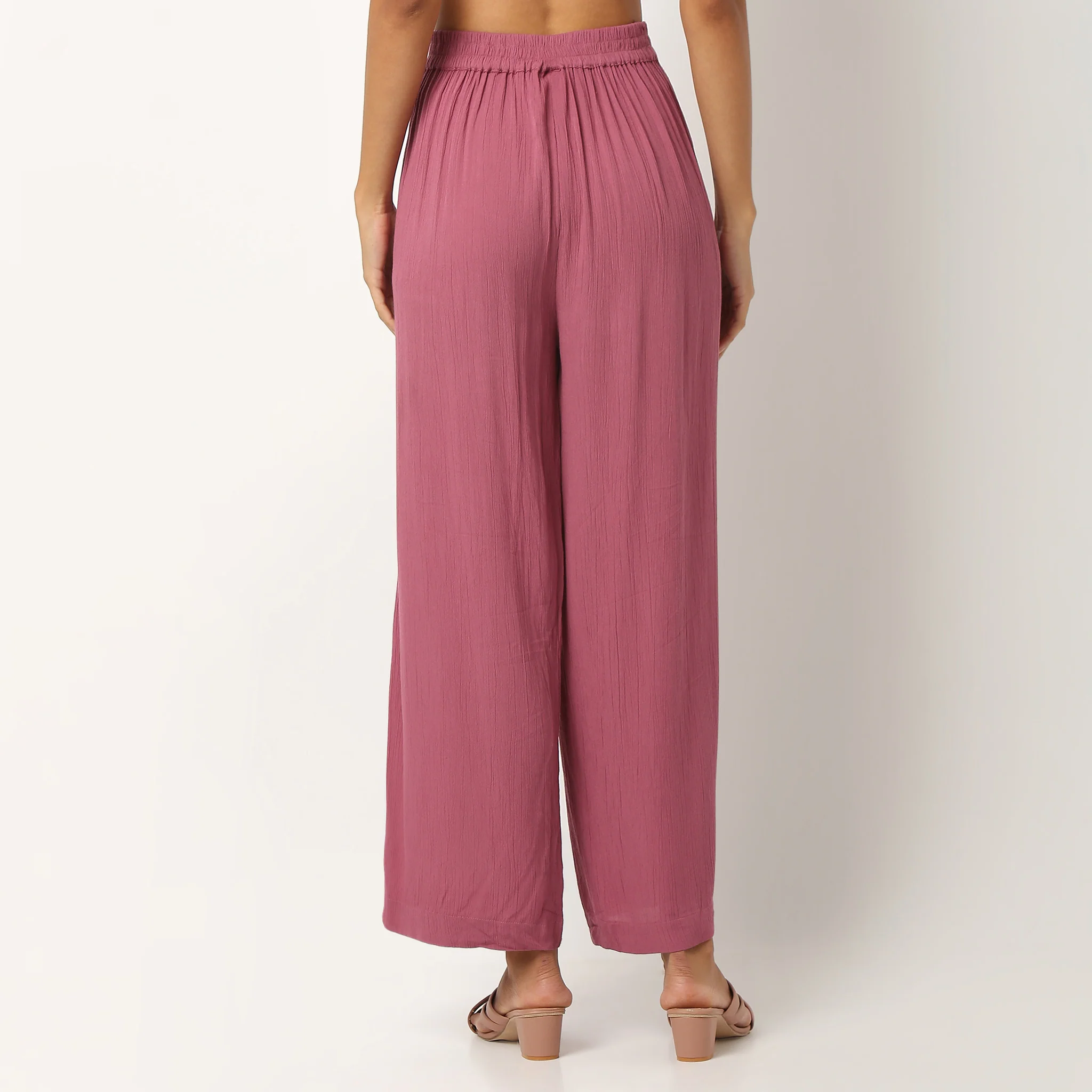 Solid Ankle Length Pants - Image 8