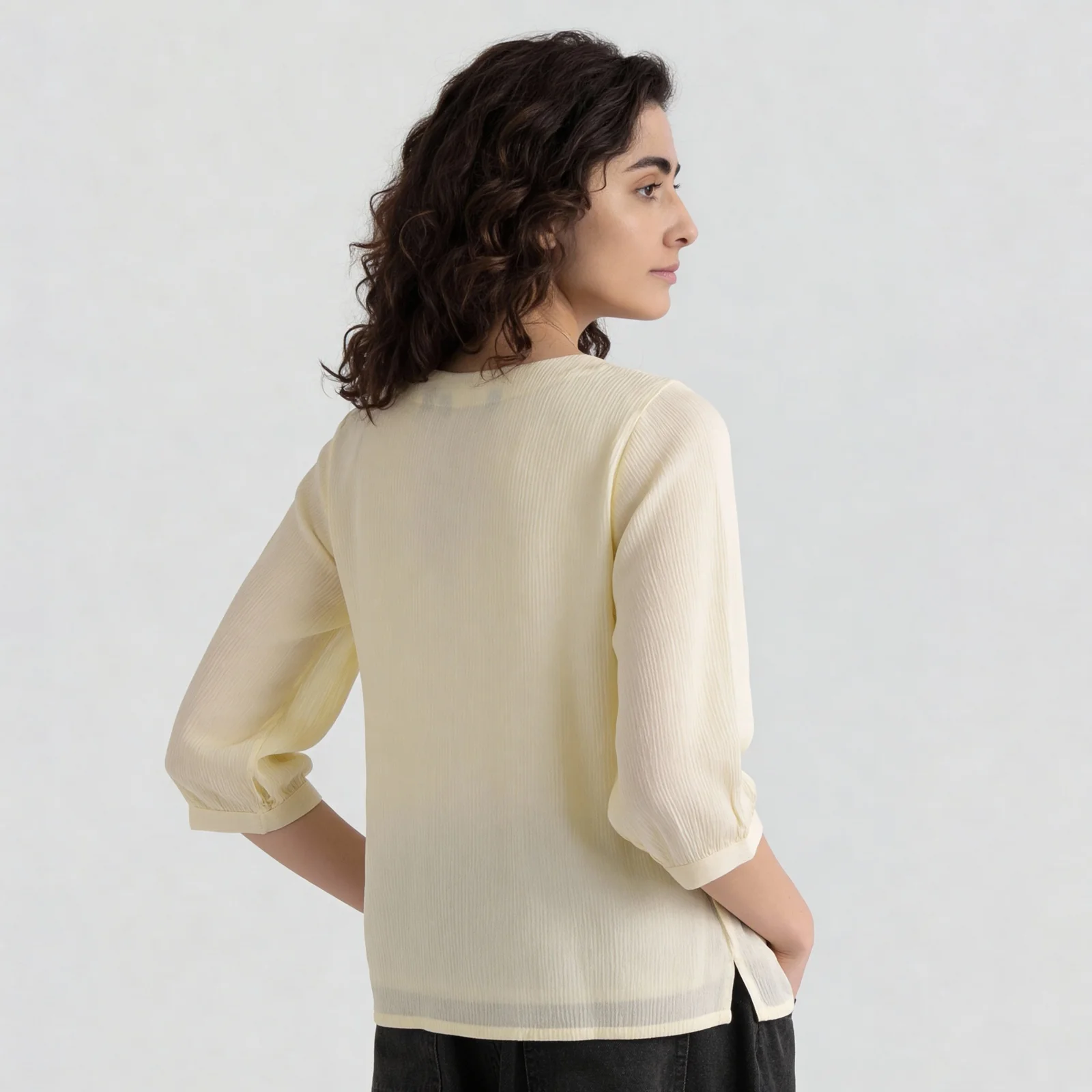 Embroidered Flared Top - Image 3
