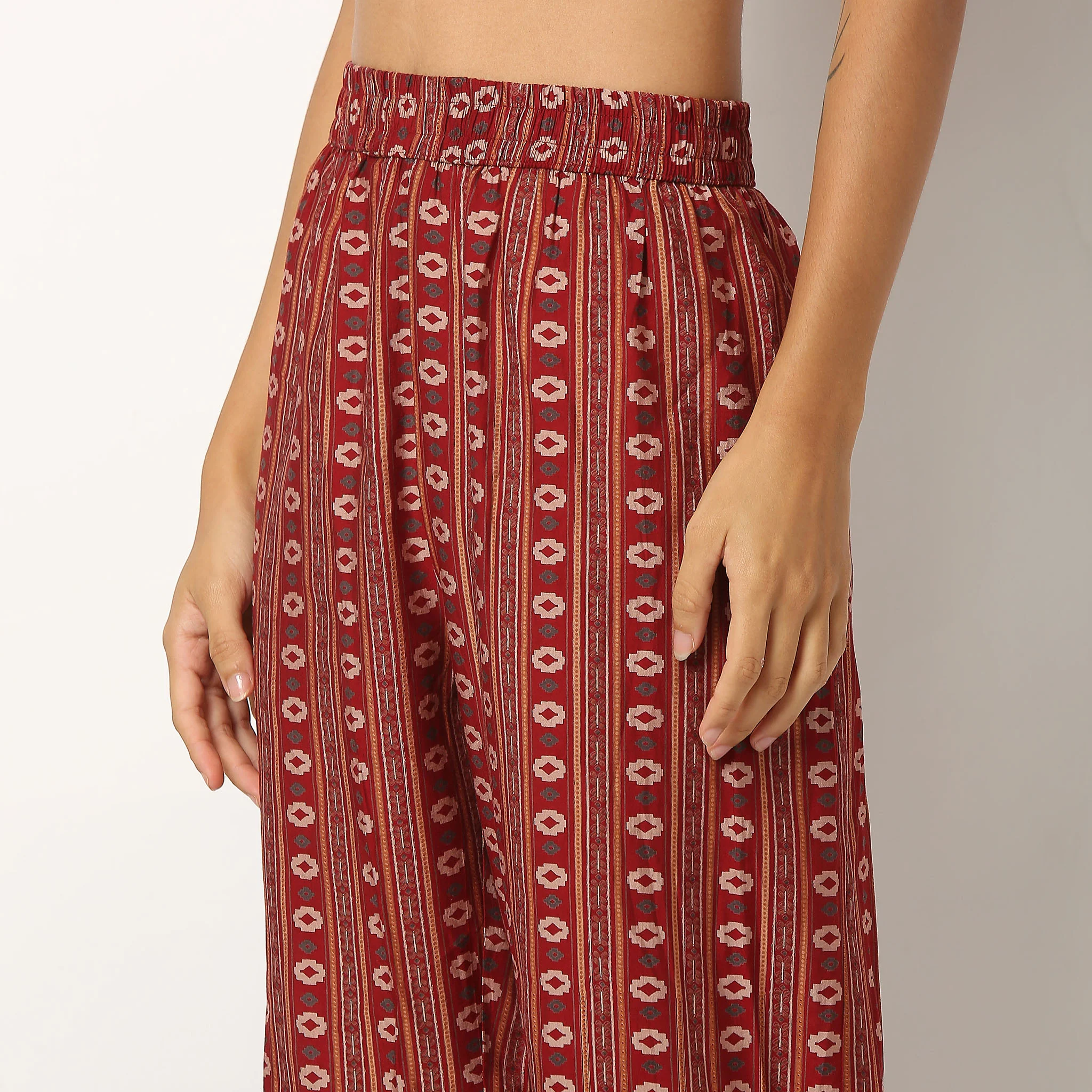 Full Sleeve Printed Kurta With Pant Set - Image 7