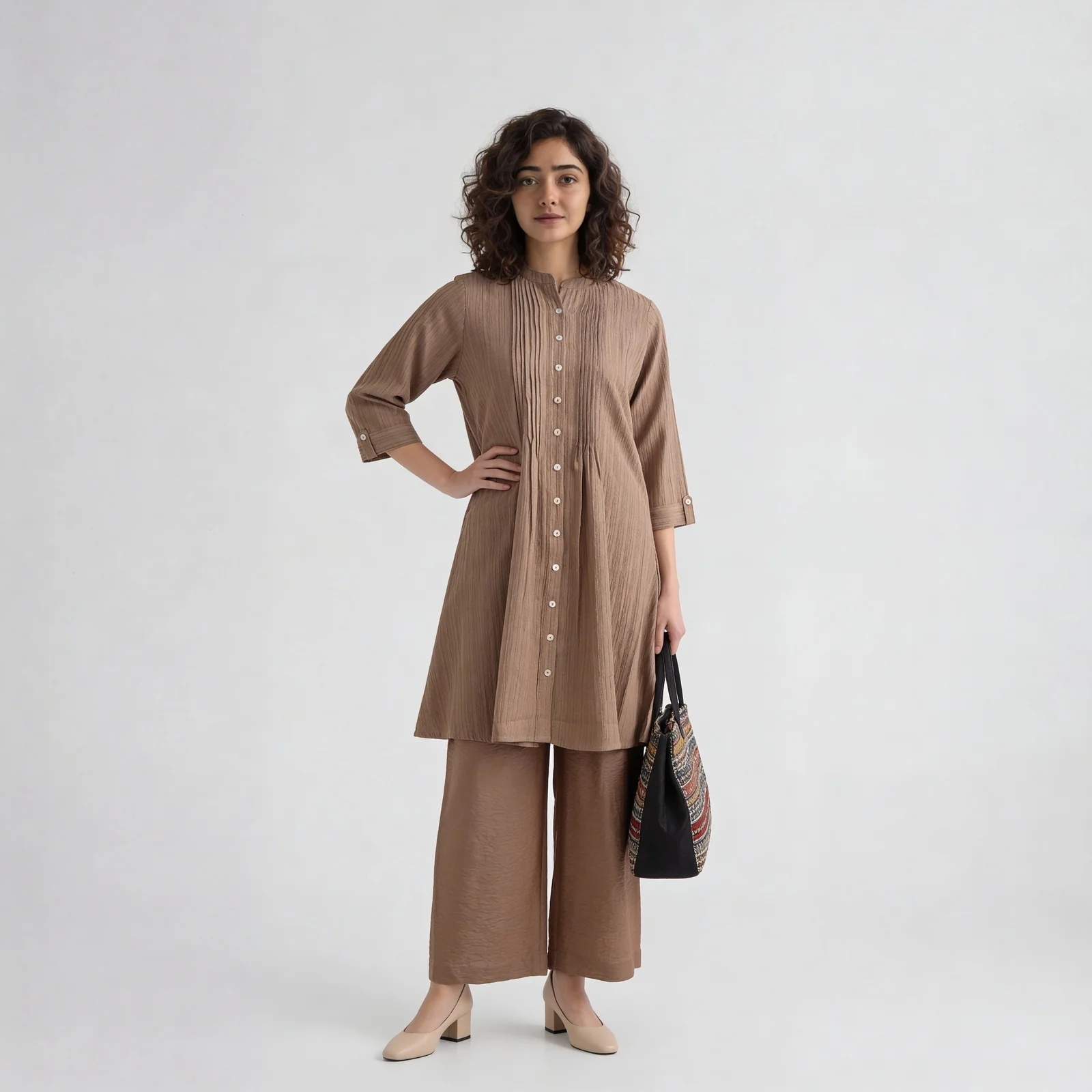 Ankle Length Straight Fit Pant