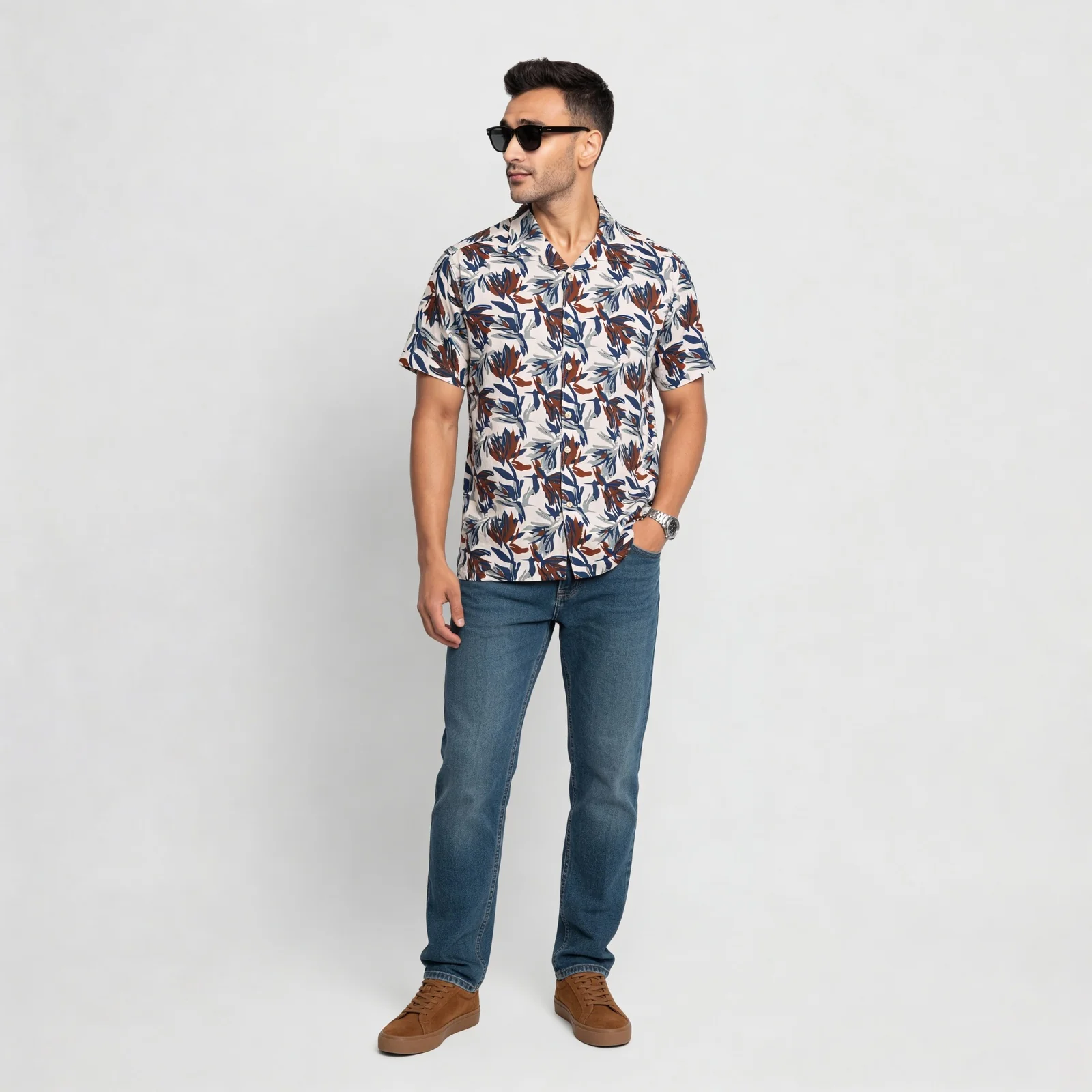 Printed Cuban Shirt