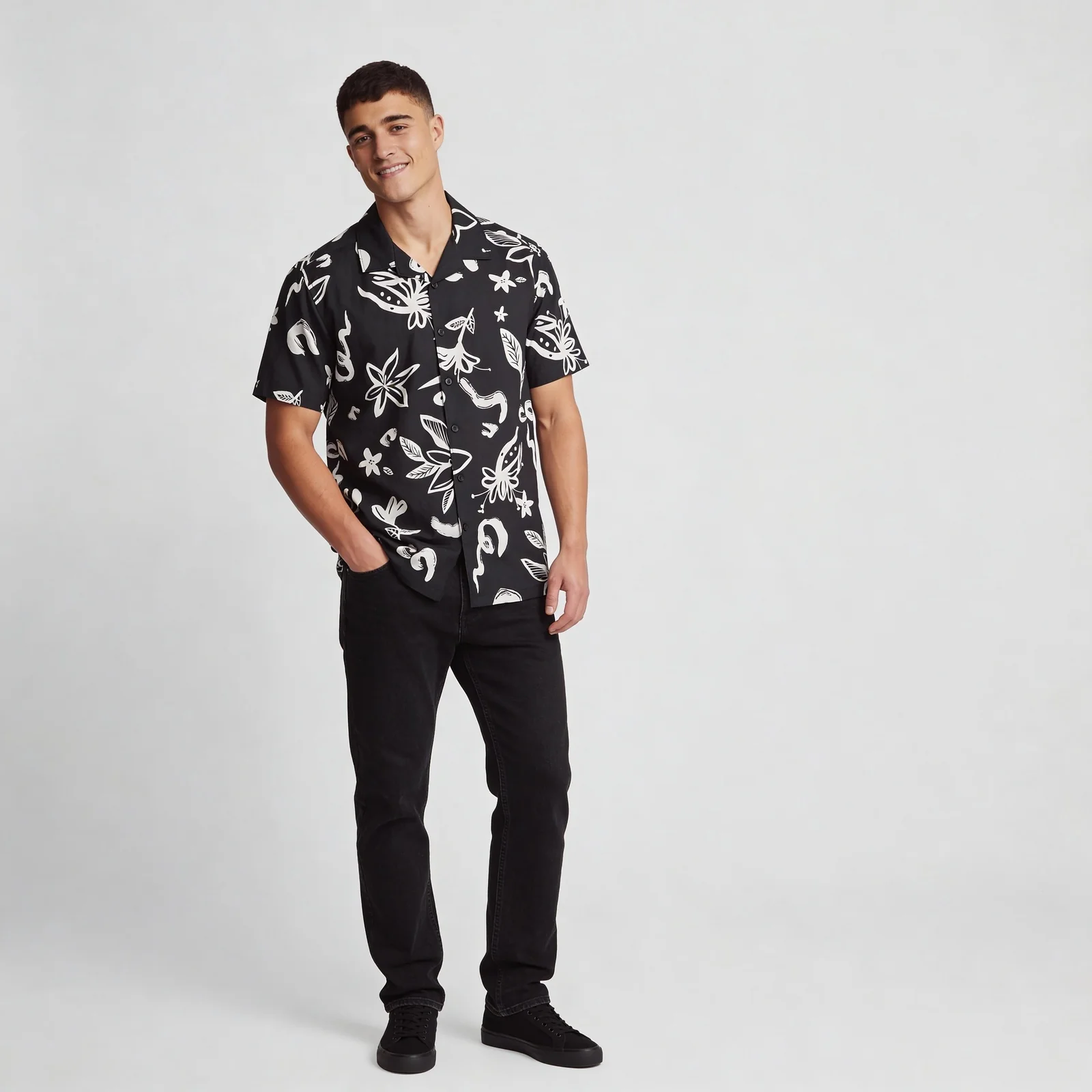 Printed Cuban Shirt