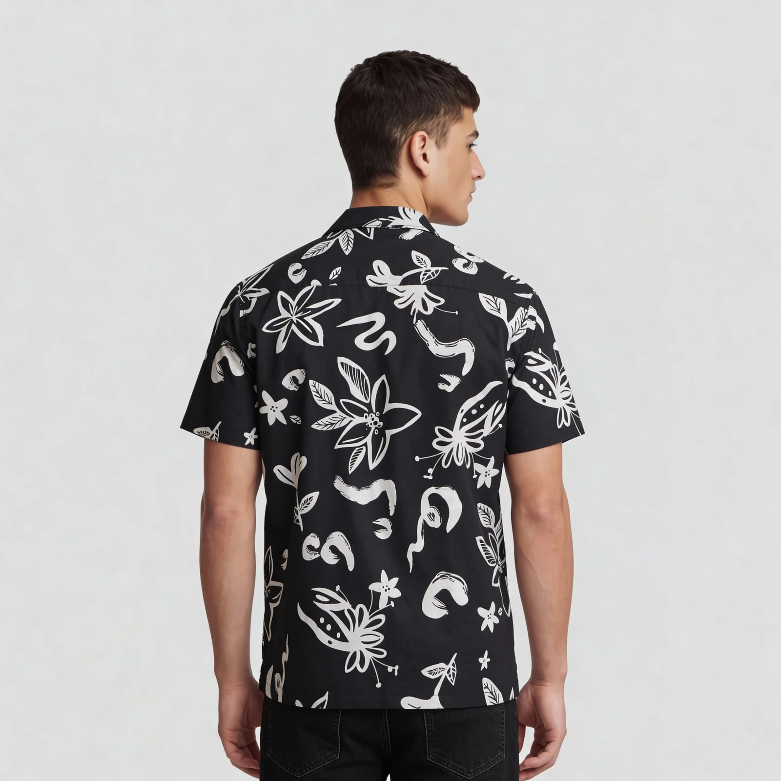 Printed Cuban Shirt - Image 3