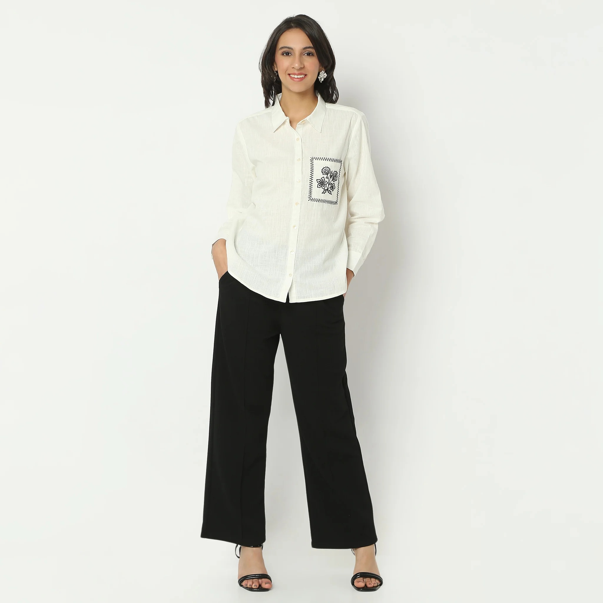 Cotton Full Sleeve Solid Shirt - Image 7