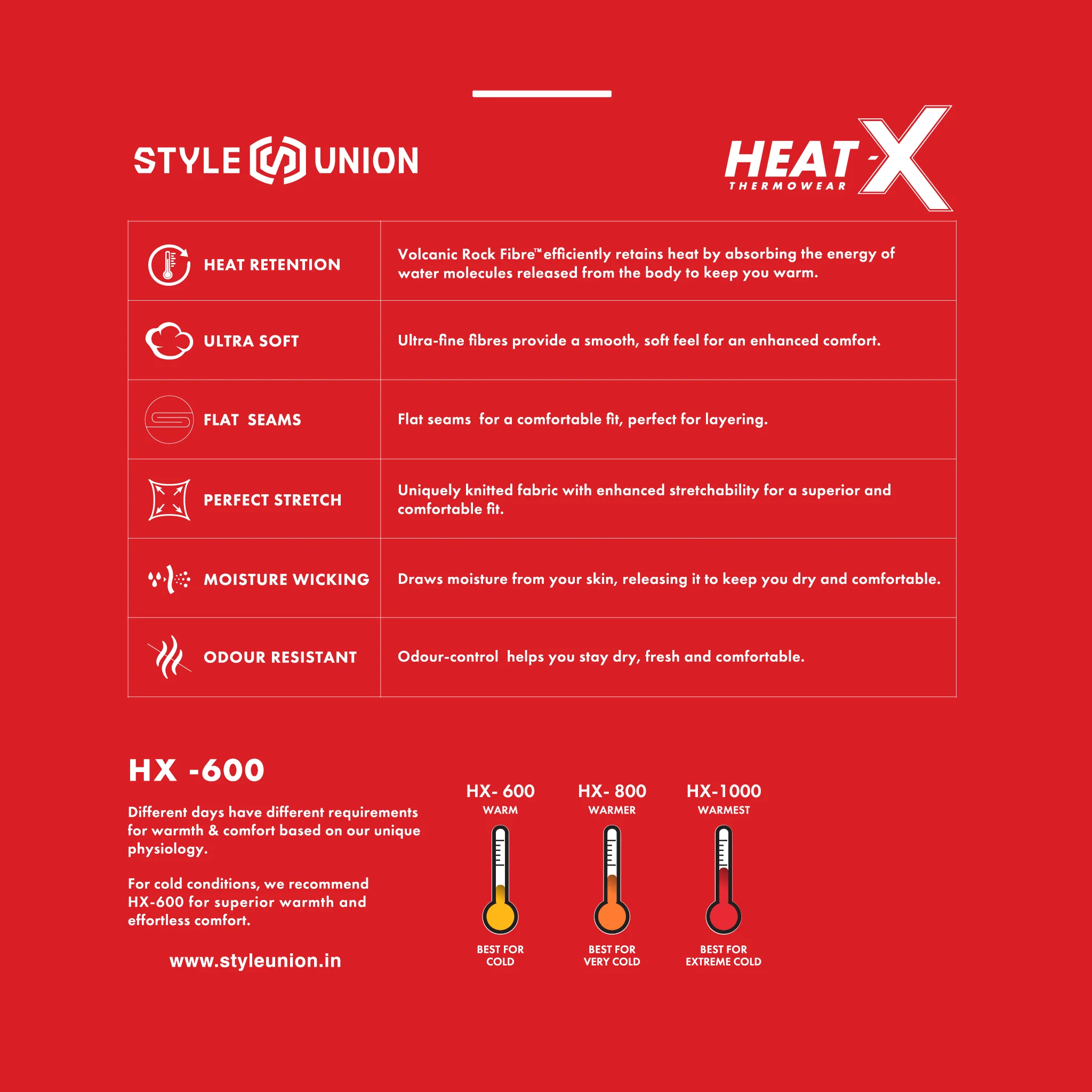Heat-X HX-600 Half Sleeve Thermal Unisex T-Shirt – Warm and Best for Cold Conditions - Image 10