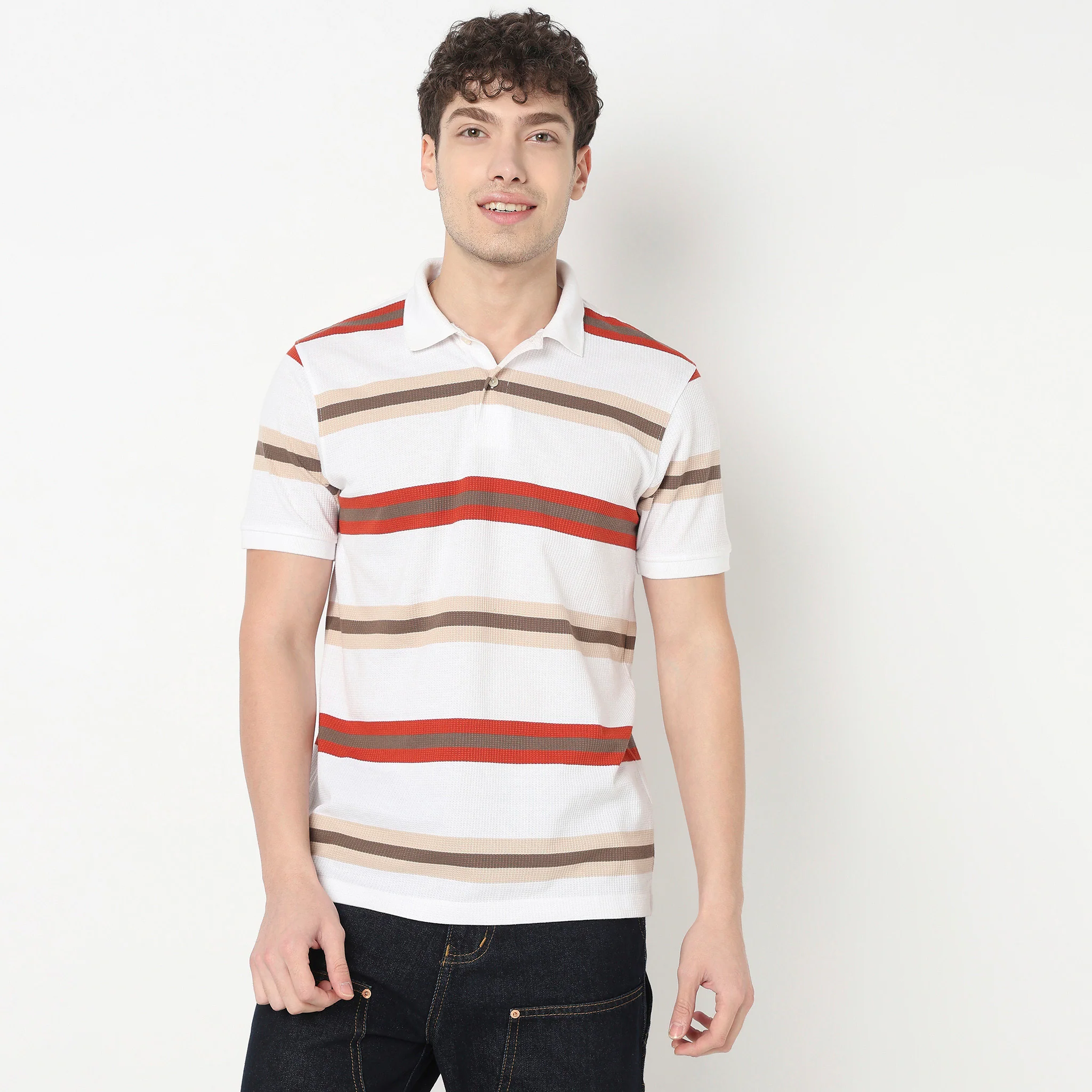 Weekend Polo Striped T Shirt - Image 2