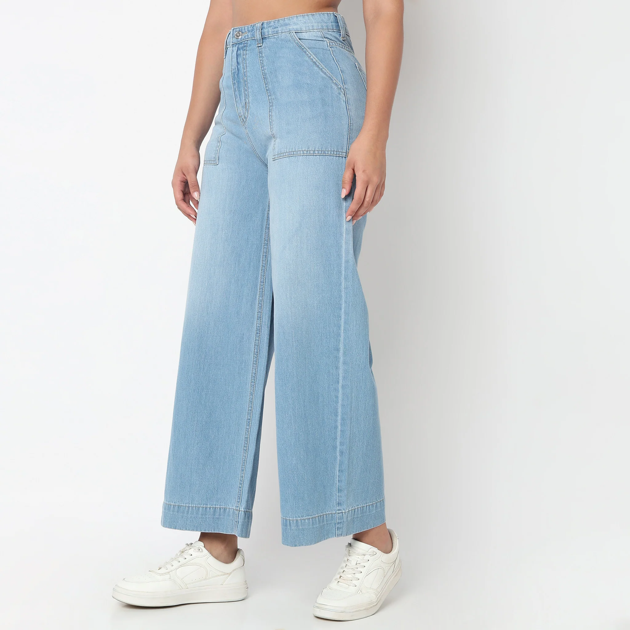 Wide Leg Street Look Denim - Image 5