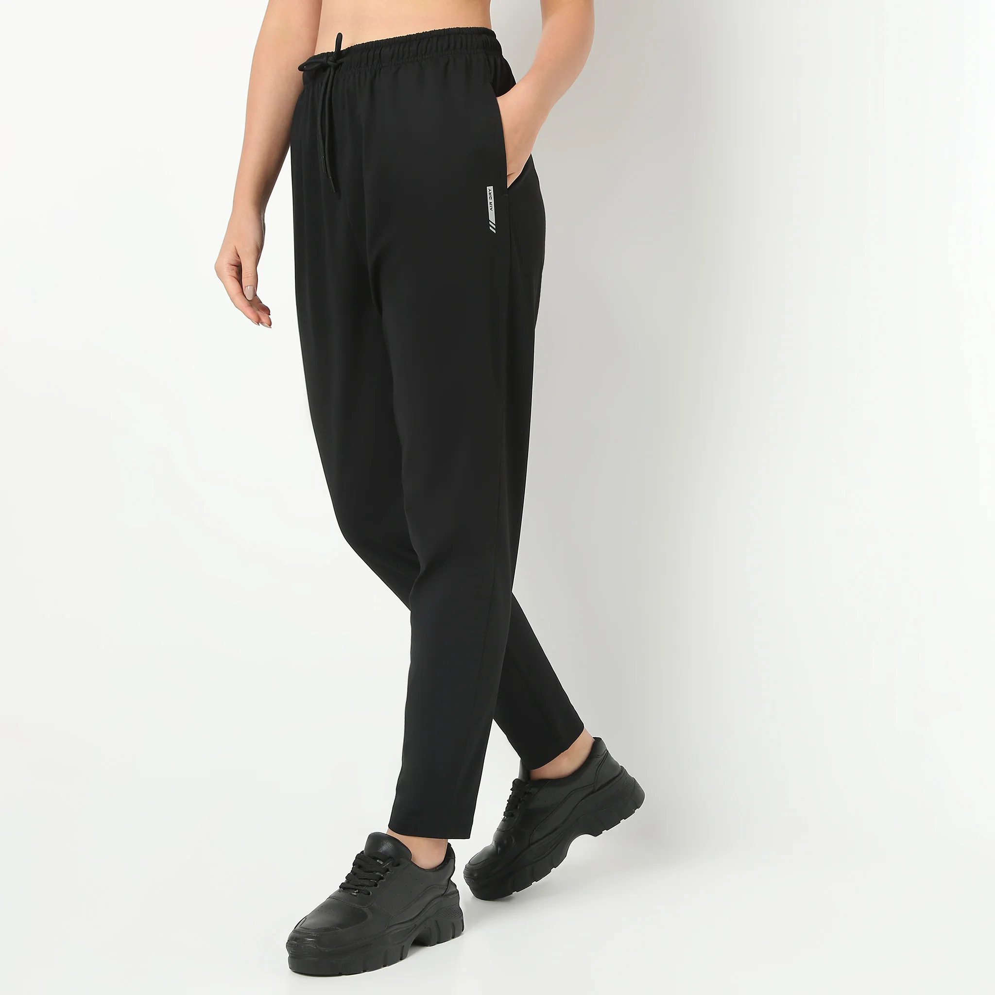 Air Dry Ankle Length Active Trackpants - Image 5