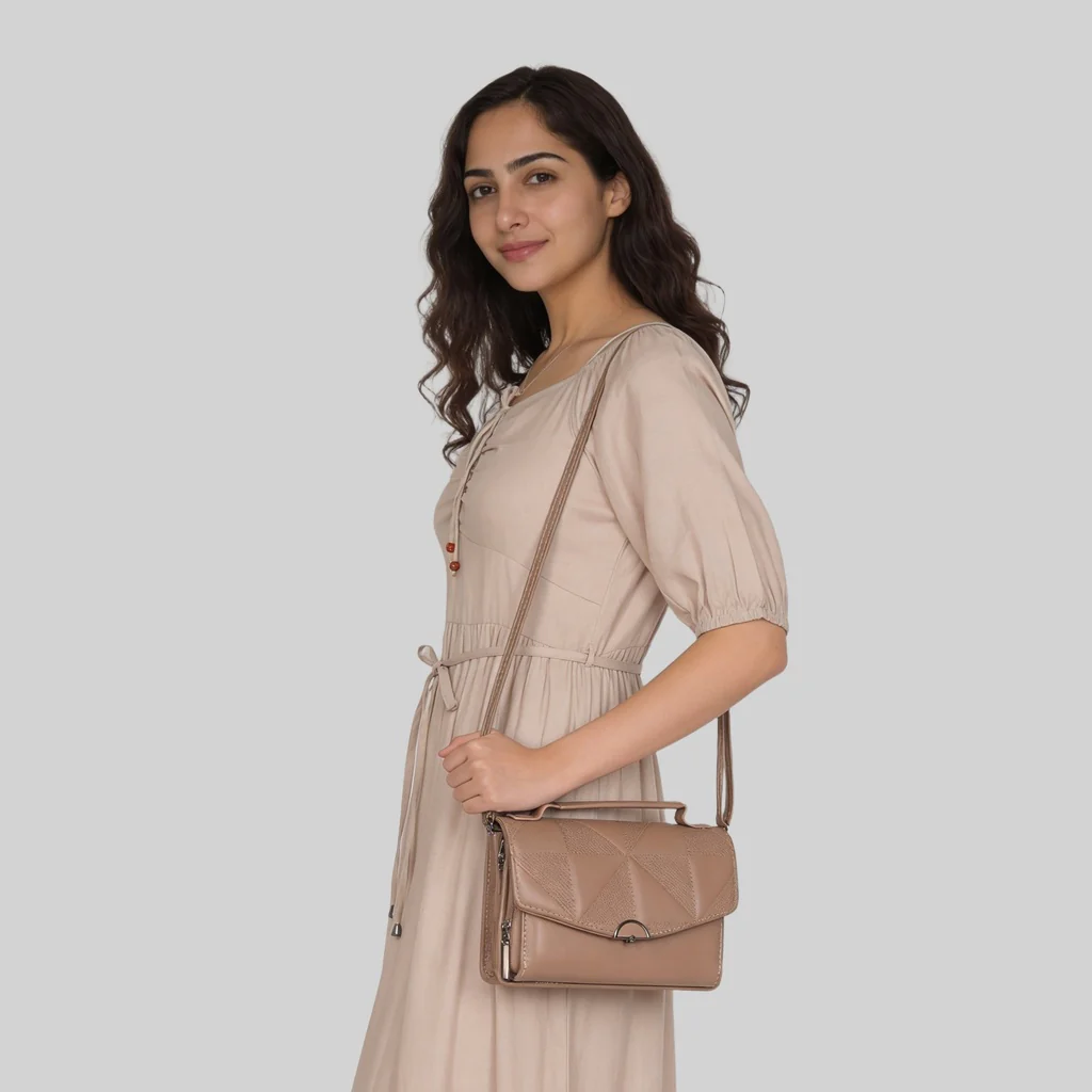 Women Solid Sling Bag - Image 2