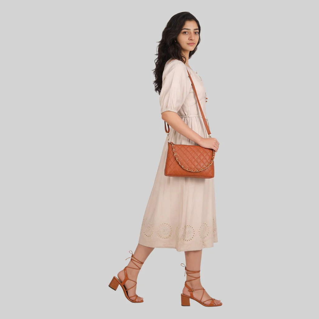 Women Solid Sling Bag - Image 7