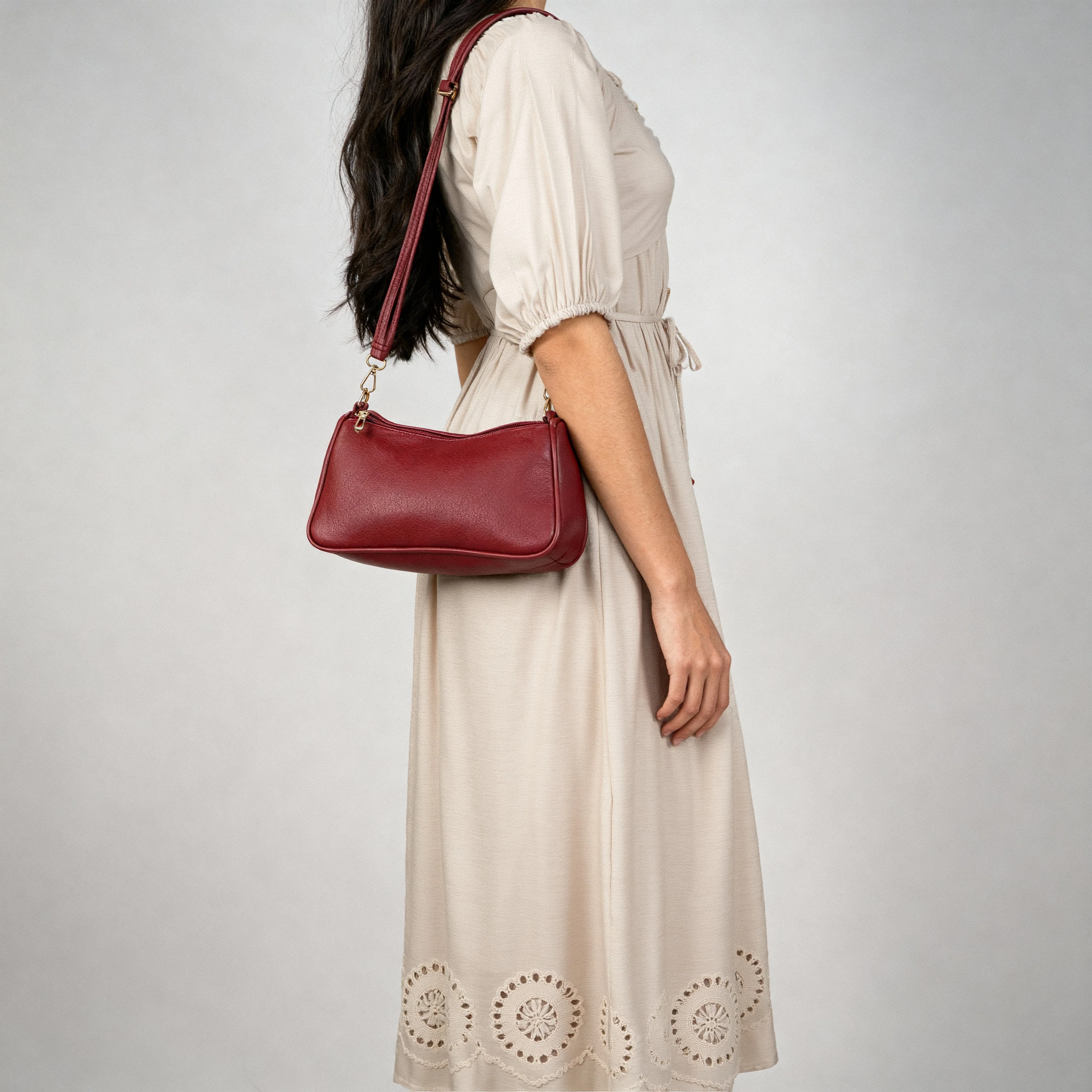Women Solid Sling Bag - Image 7