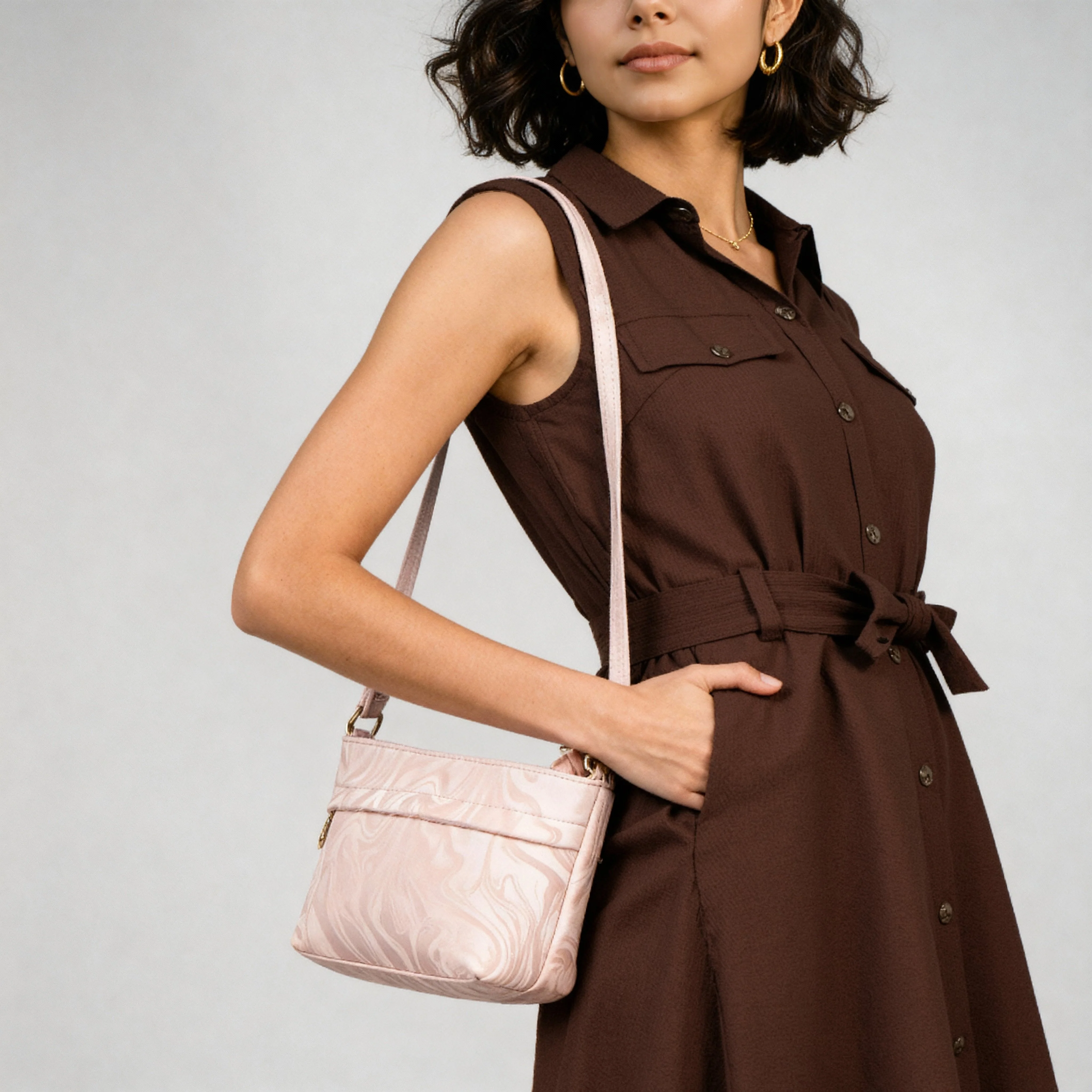 Women Solid Sling Bag - Image 7