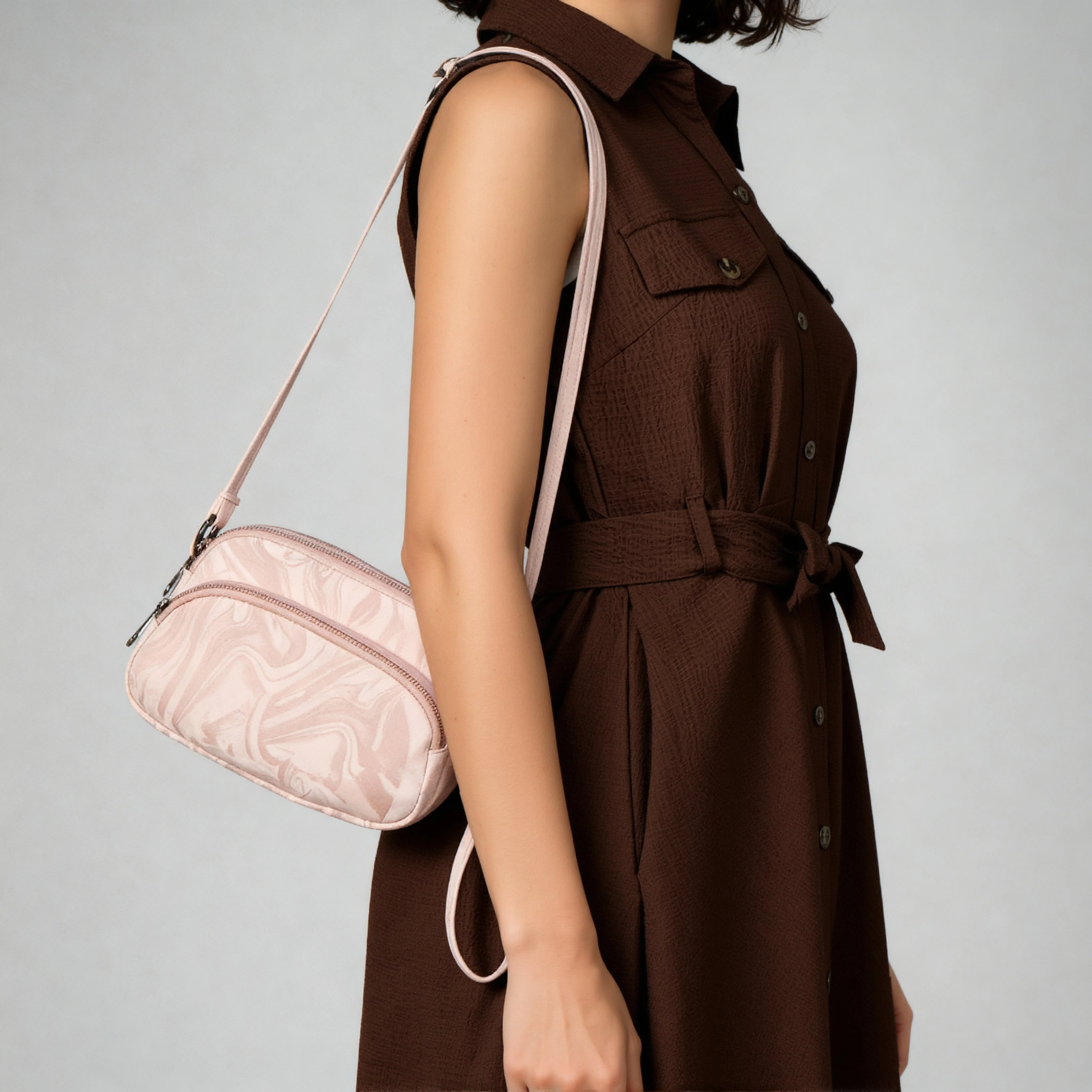 Women Solid Sling Bag - Image 7