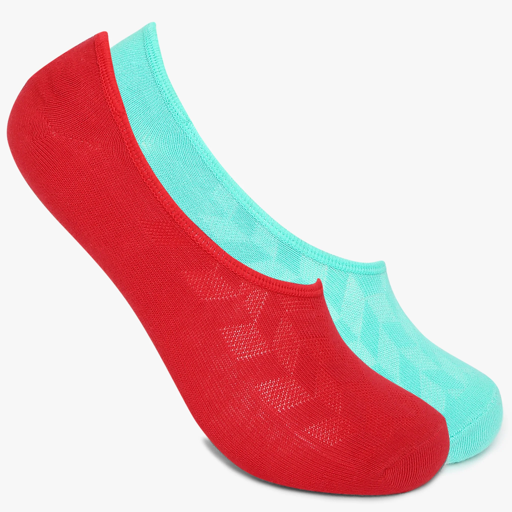 Womens Cotton Solid Socks (Pank Of 2)