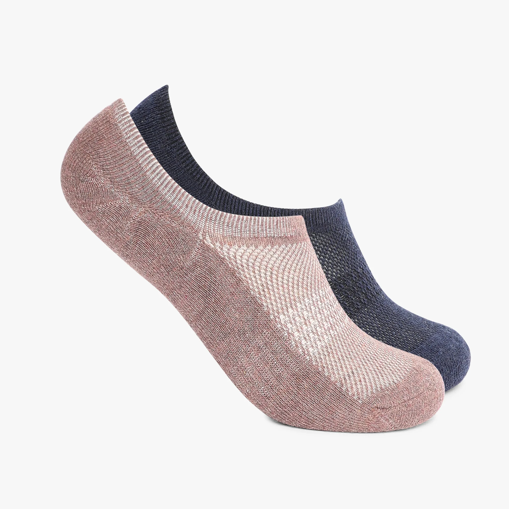 Womens Cotton Solid Low Cut Socks (Pack of 2)
