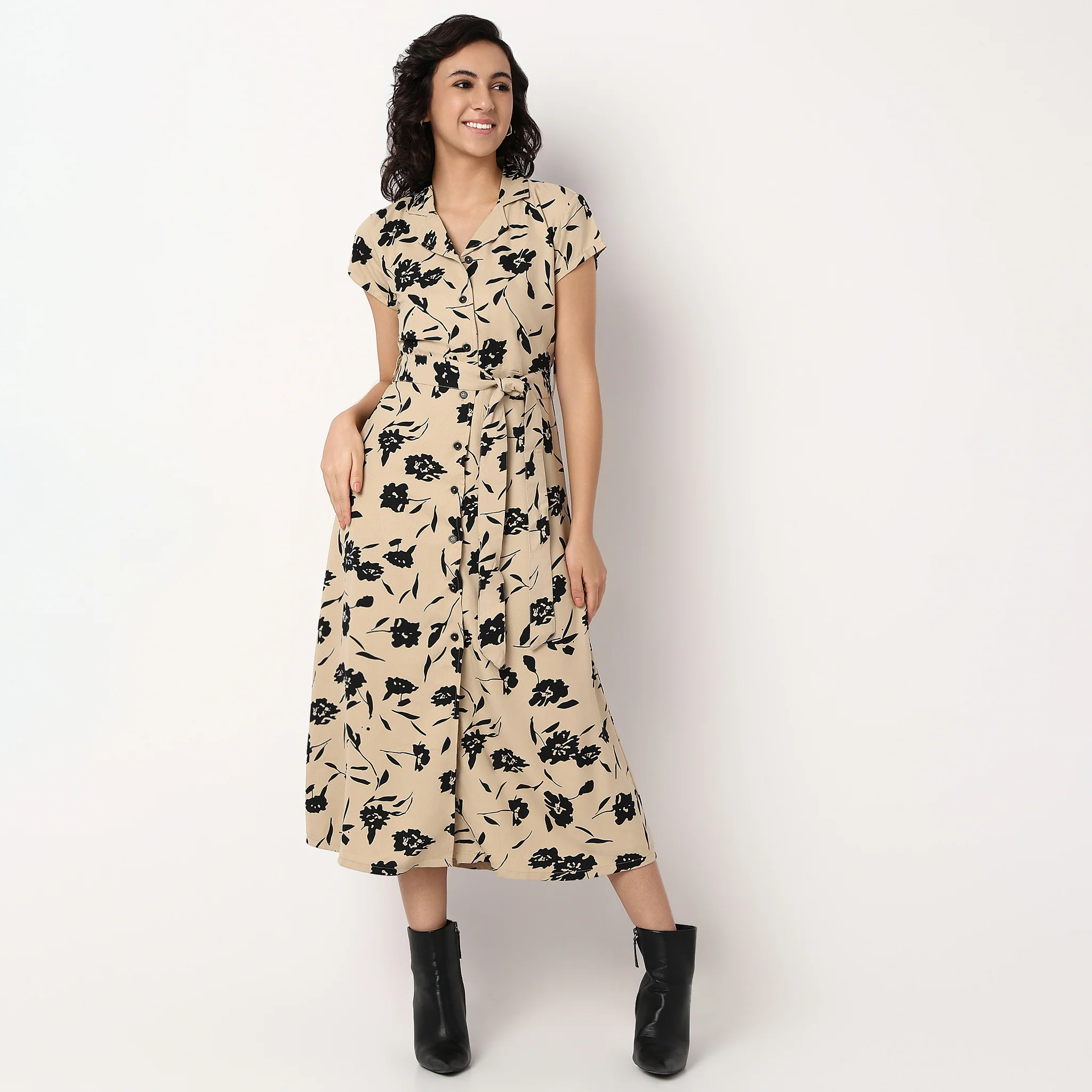 Woven Printed Juliette Dress - Image 2