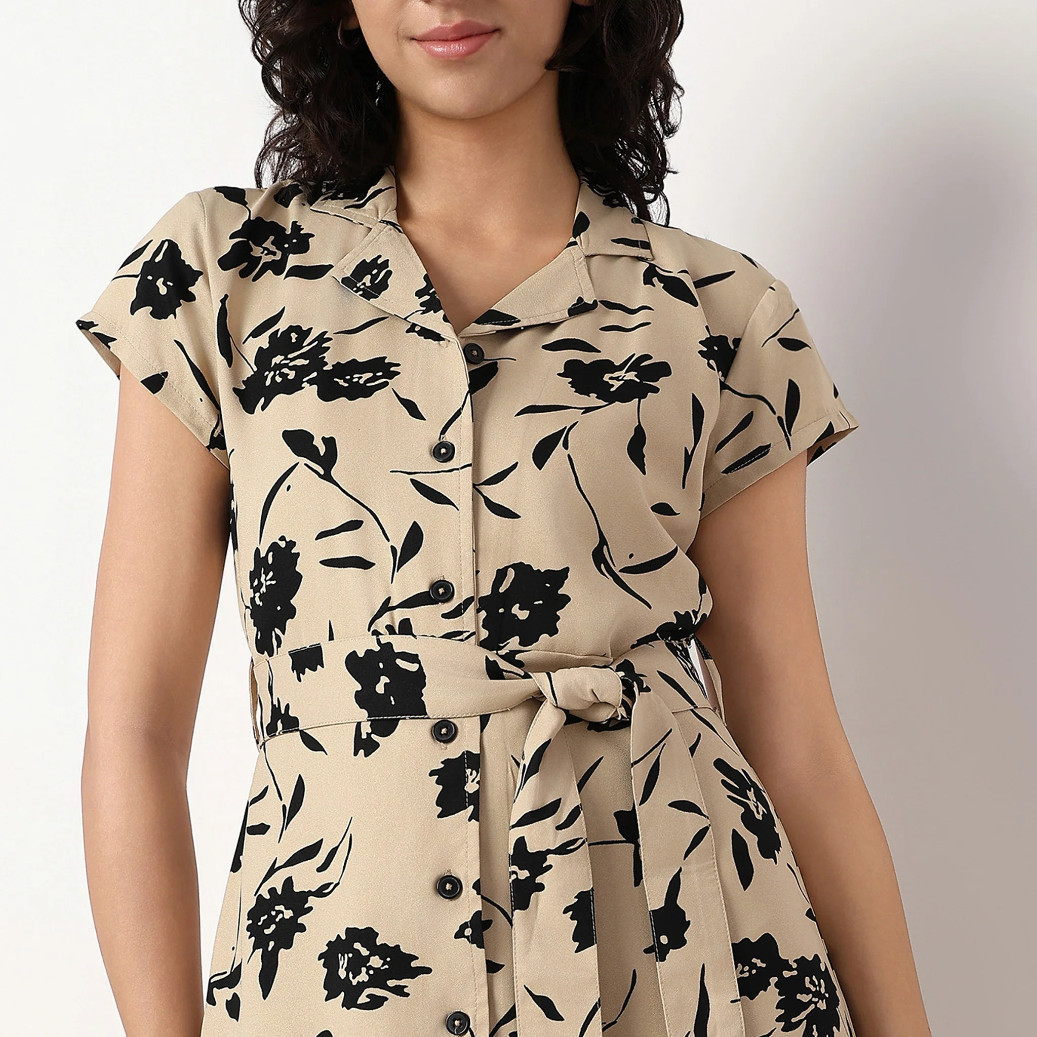 Woven Printed Juliette Dress - Image 4