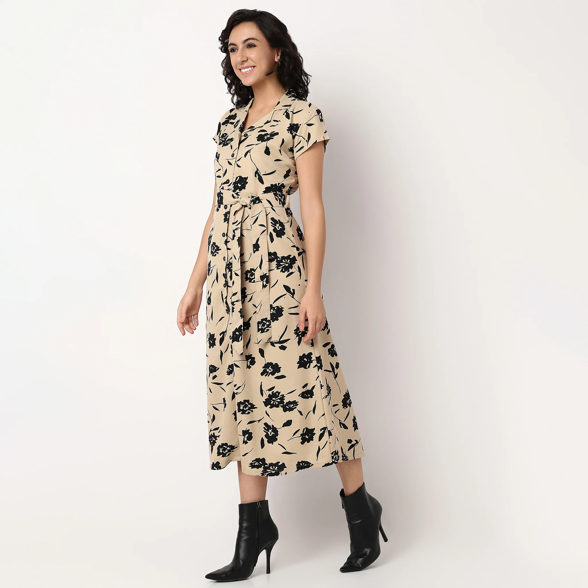 Woven Printed Juliette Dress - Image 5