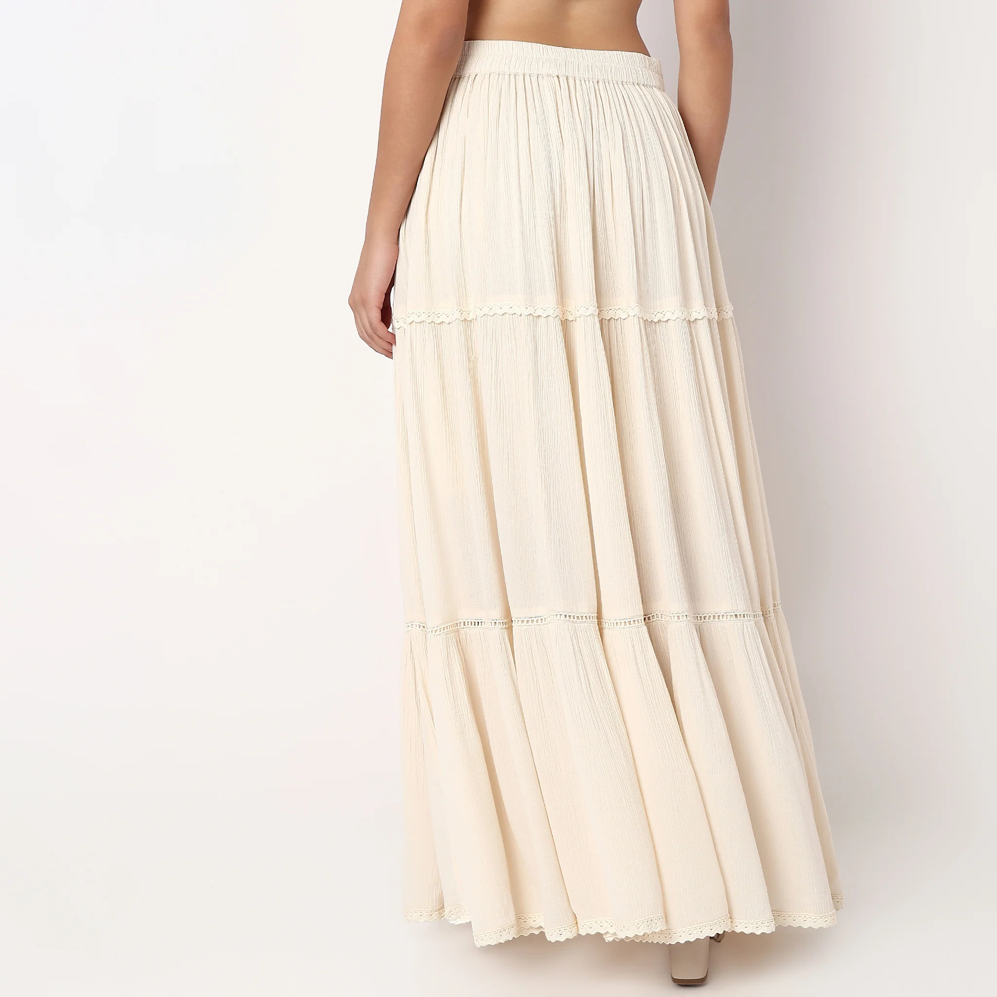 Flared Tiered Skirt - Image 3