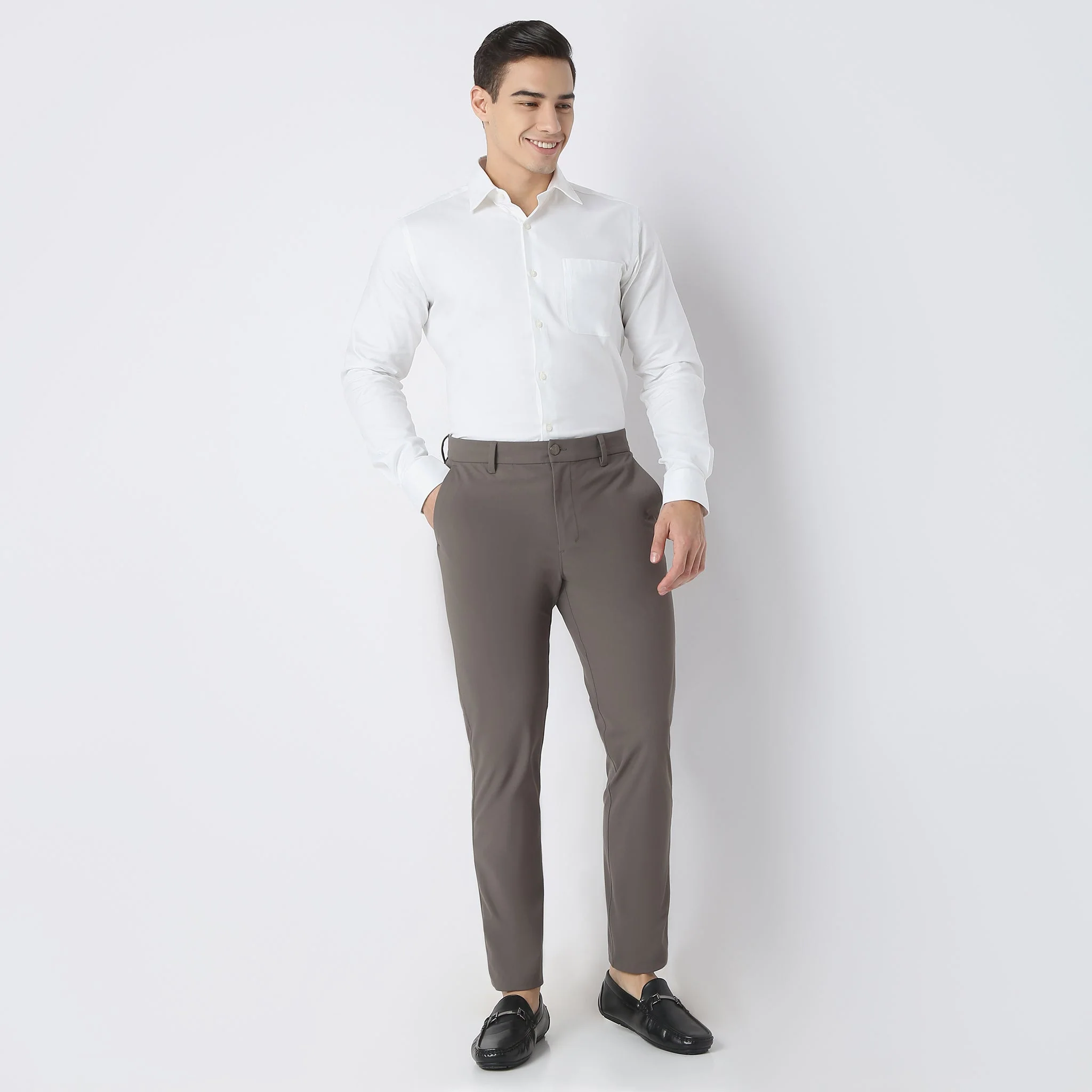 FluidX™ Pants - Wrinkle Free 4-Way Stretch made With exclusive CIEM®- Mid Rise Ankle Length - Image 16