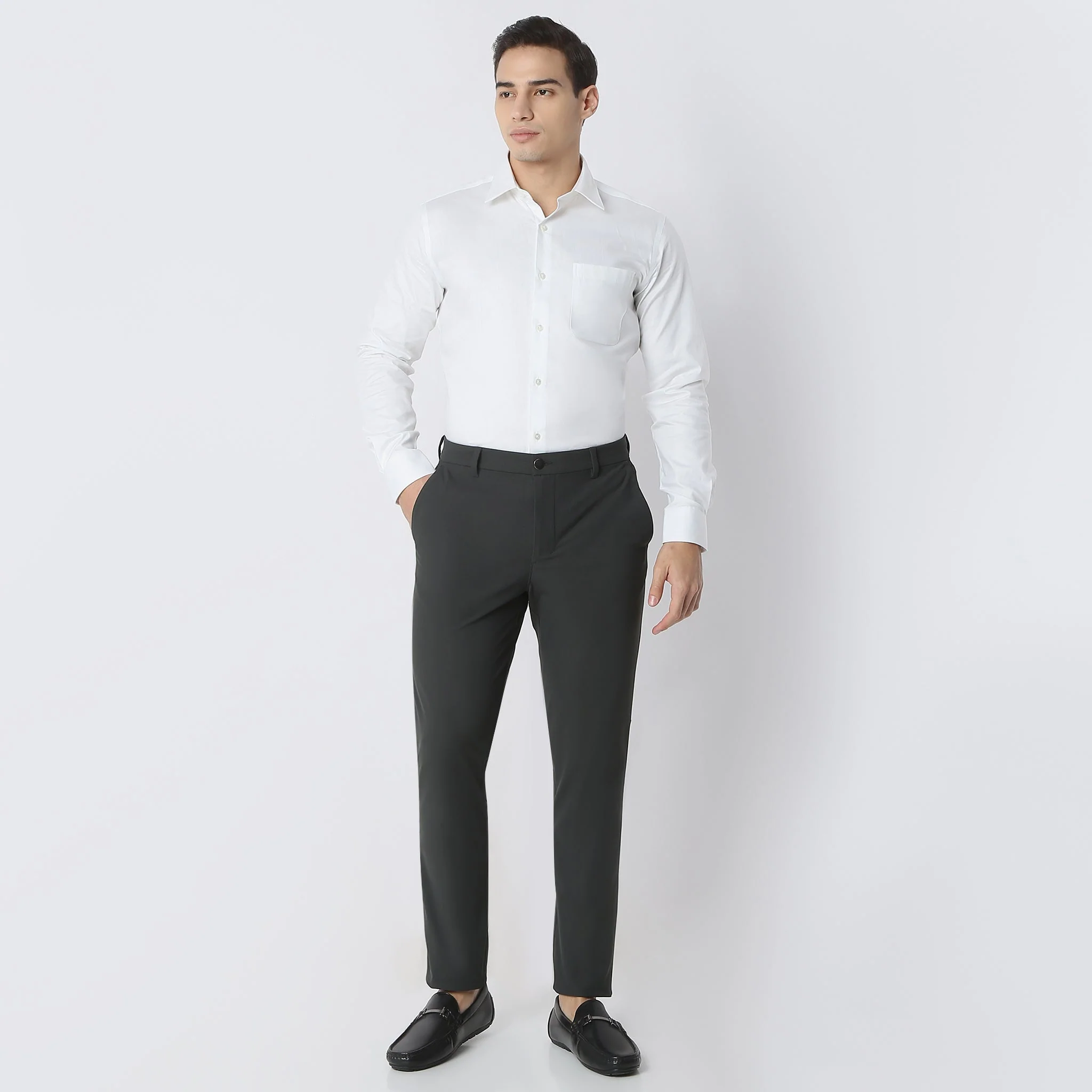 FluidX™ Pants - Wrinkle Free 4-Way Stretch made With exclusive CIEM®- Mid Rise Ankle Length - Image 59