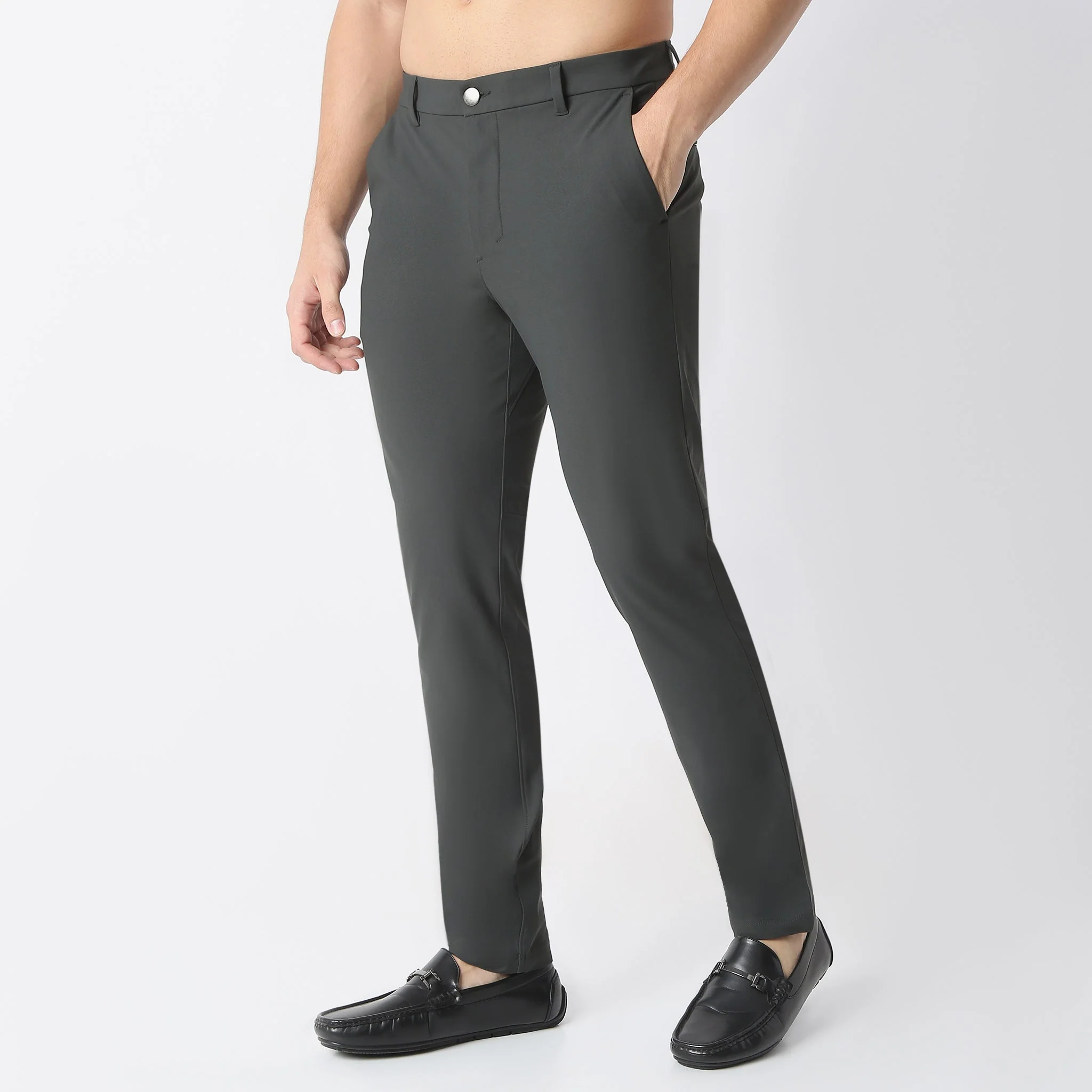 FluidX™ Pants - Wrinkle Free 4-Way Stretch made With exclusive CIEM®- Mid Rise Ankle Length - Image 63