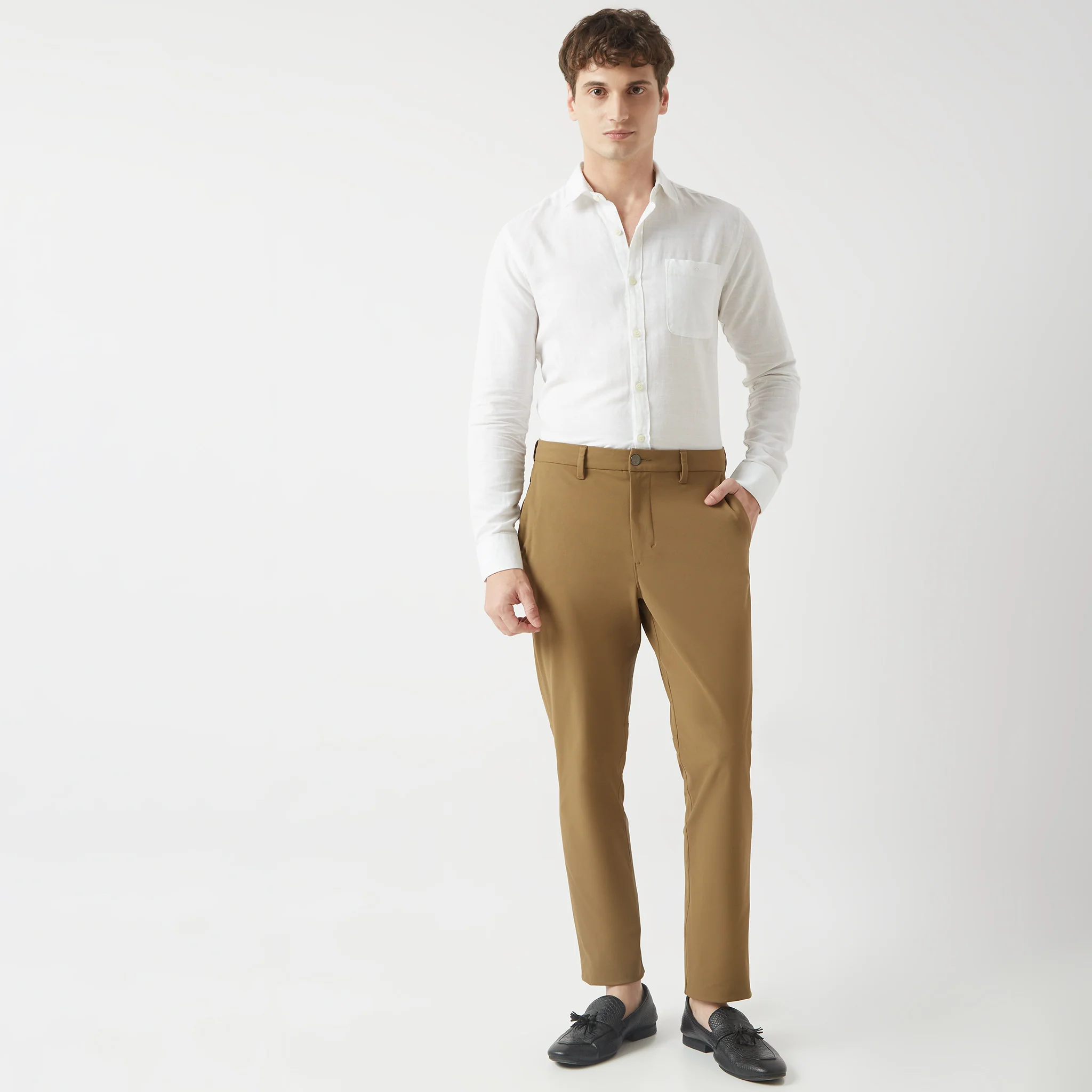 FluidX™ Pants - Wrinkle Free 4-Way Stretch made With exclusive CIEM®- Mid Rise Ankle Length - Image 8