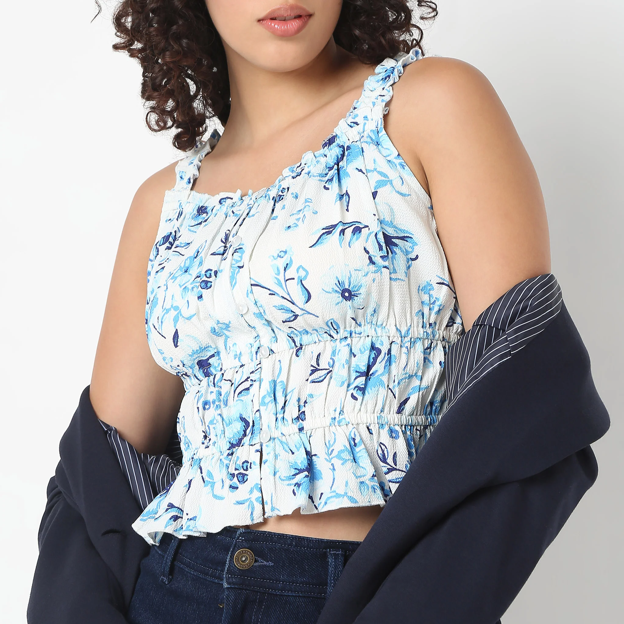 Sleeveless Printed Top - Image 4